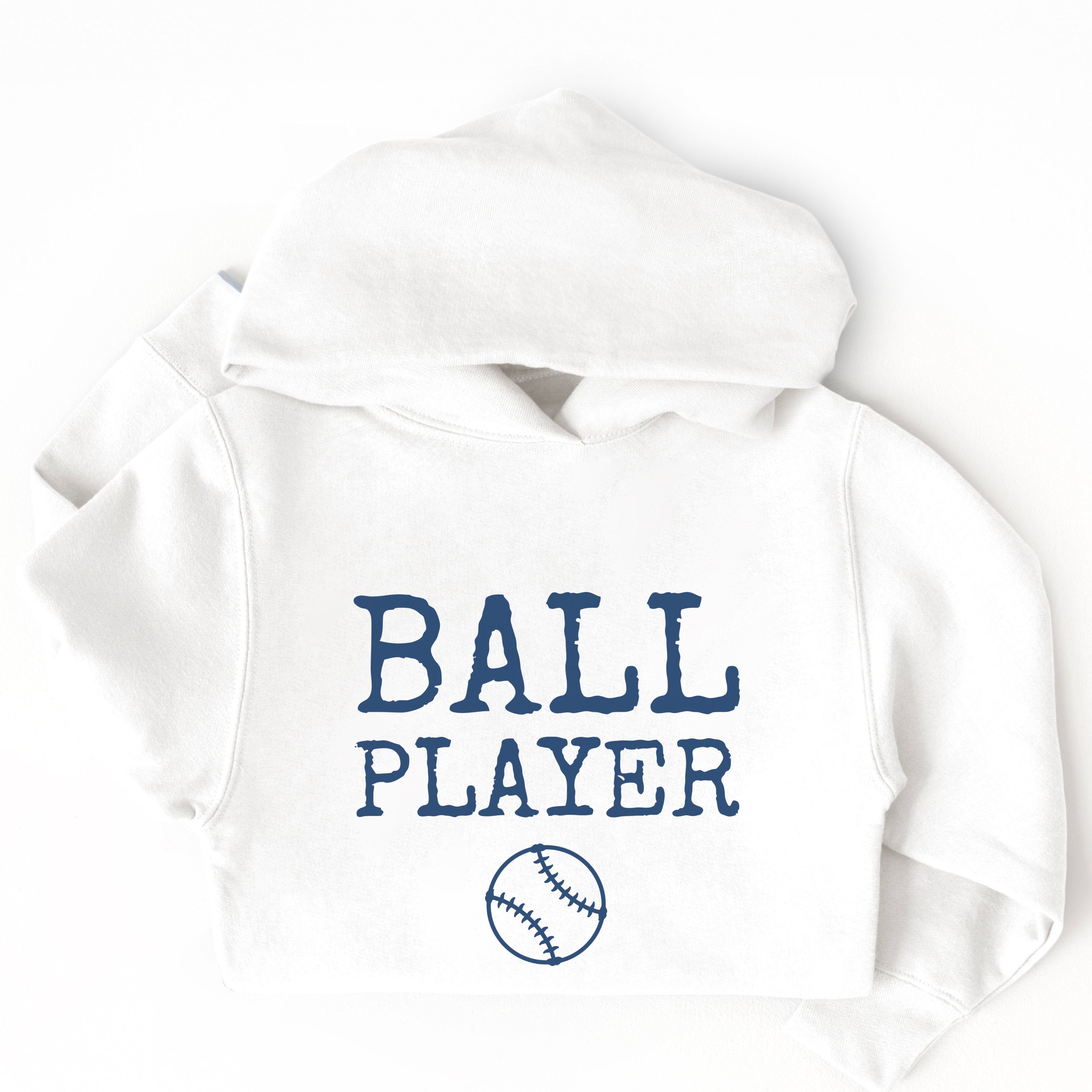 Ball Player Toddler Hoodie product thumbnail image Ball Player Toddler Hoodie product thumbnail image