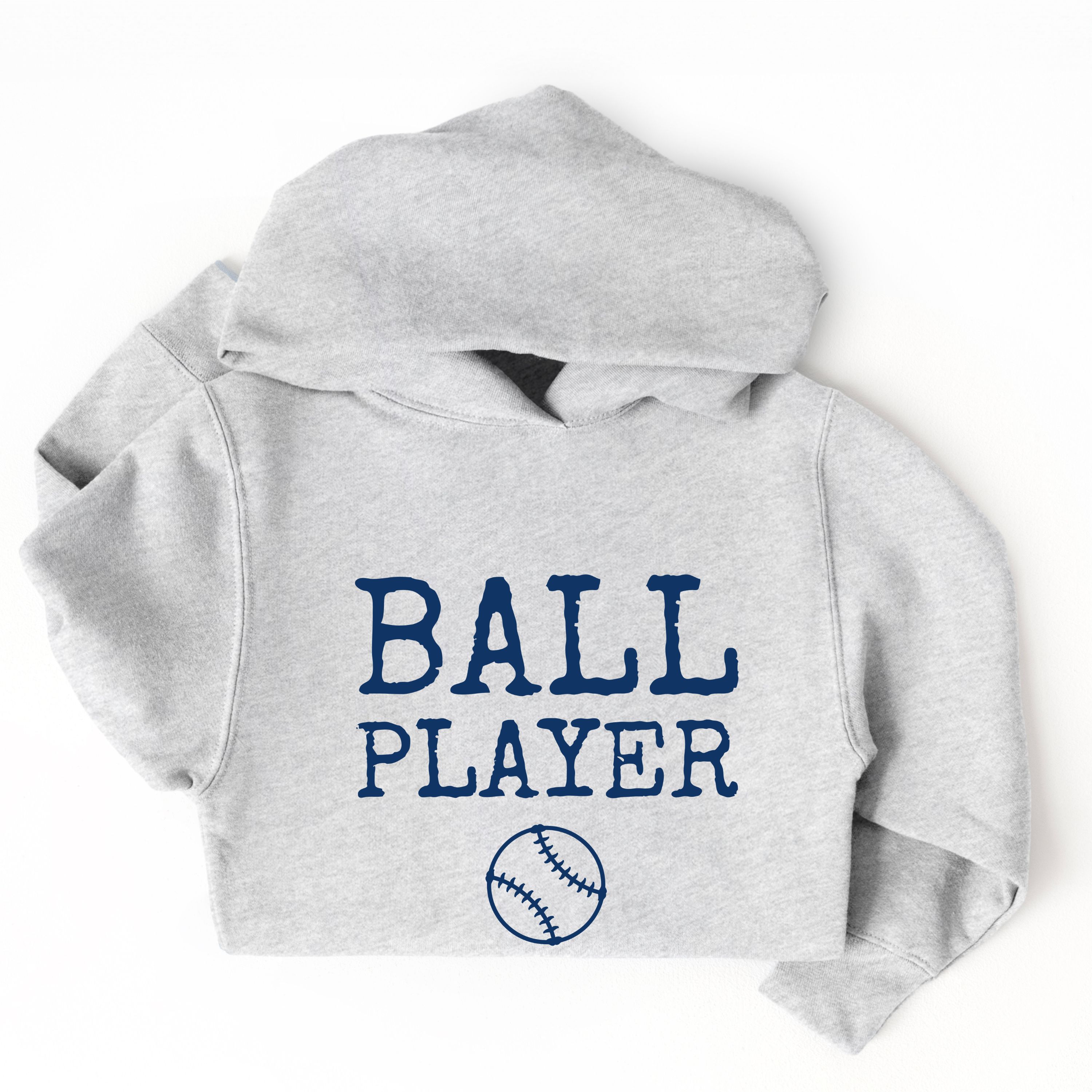 Ball Player Toddler Hoodie product thumbnail image Ball Player Toddler Hoodie product thumbnail image