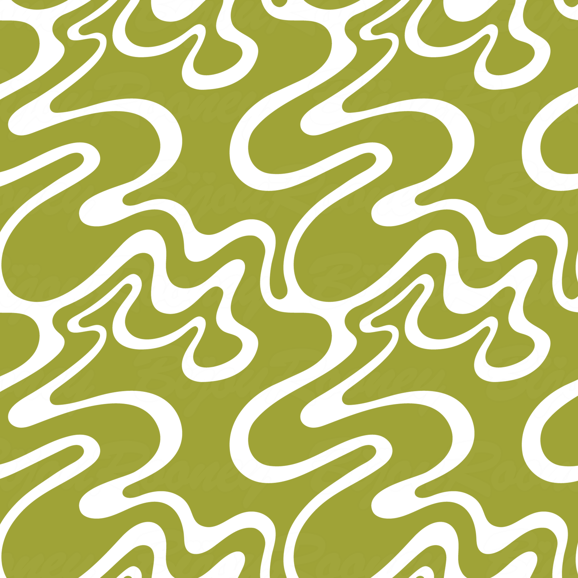 Psychedelic Swirl Gift Wrap in Olive product thumbnail image Psychedelic Swirl Gift Wrap in Olive product thumbnail image
