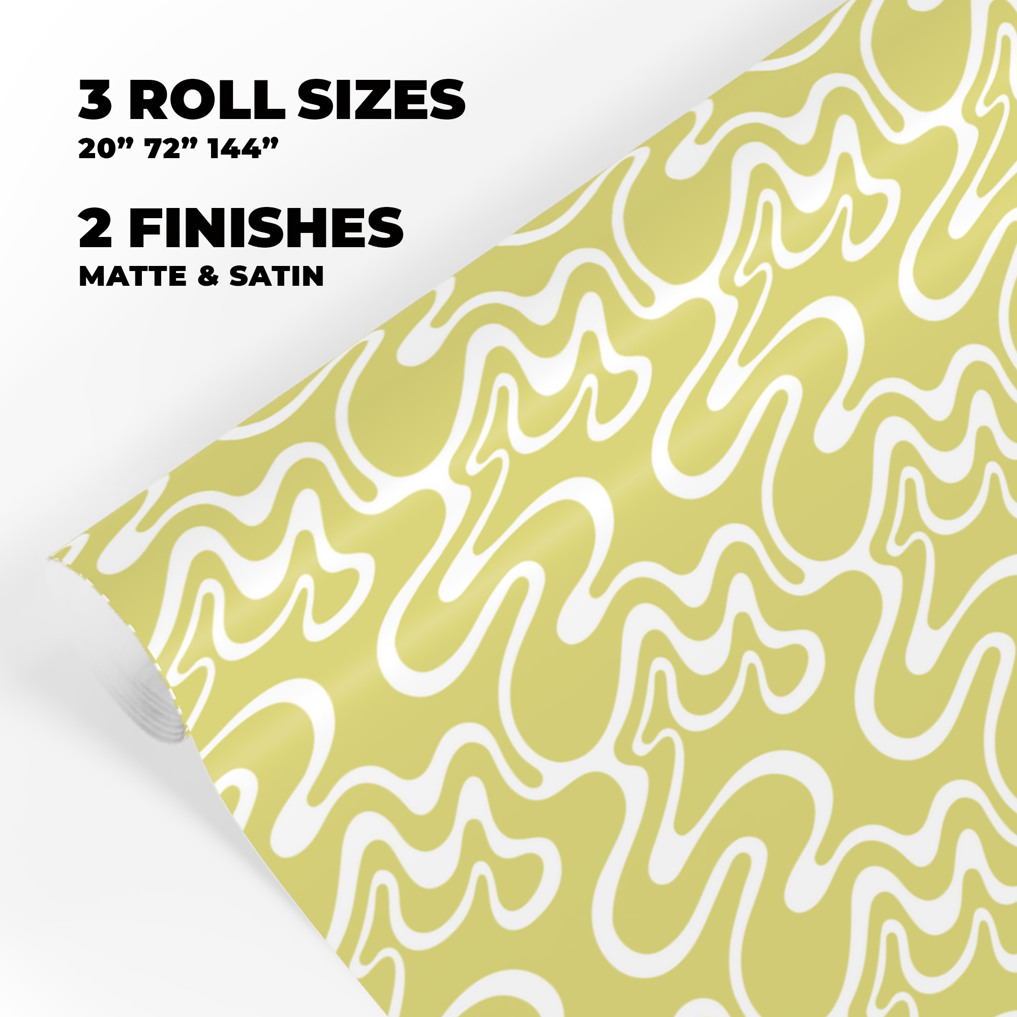 Psychedelic Swirl Gift Wrap in Flaxen product thumbnail image Psychedelic Swirl Gift Wrap in Flaxen product thumbnail image