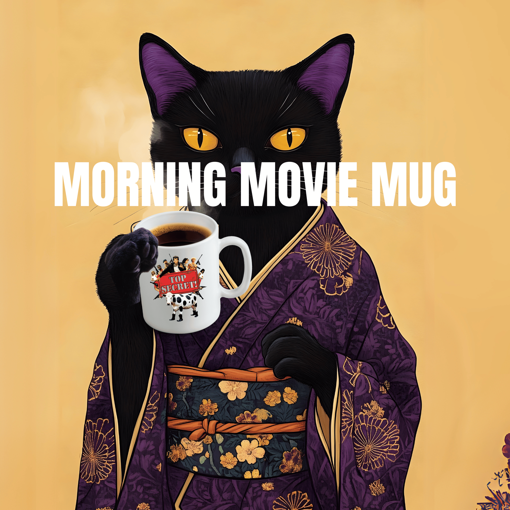 Top Secret 1984 Movie Poster Mug - Quirky Nostalgic Coffee Cup for Movie Buffs, Large Ceramic Tea Cup, Unique Gift product thumbnail image