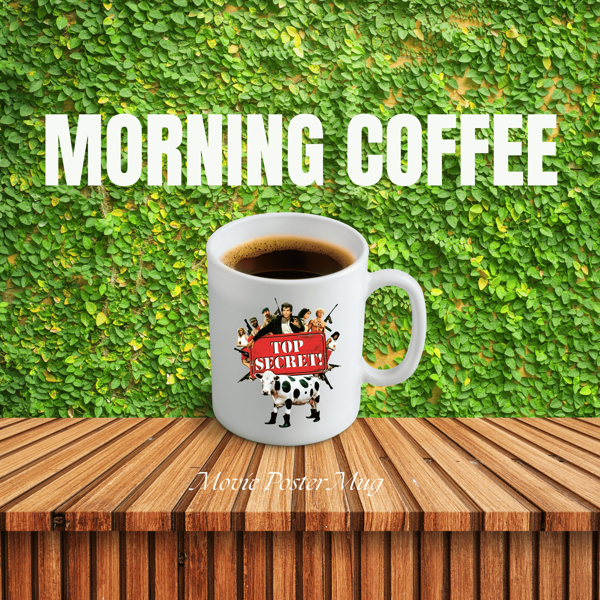 Top Secret 1984 Movie Poster Mug - Quirky Nostalgic Coffee Cup for Movie Buffs, Large Ceramic Tea Cup, Unique Gift product thumbnail image Top Secret 1984 Movie Poster Mug - Quirky Nostalgic Coffee Cup for Movie Buffs, Large Ceramic Tea Cup, Unique Gift product thumbnail image