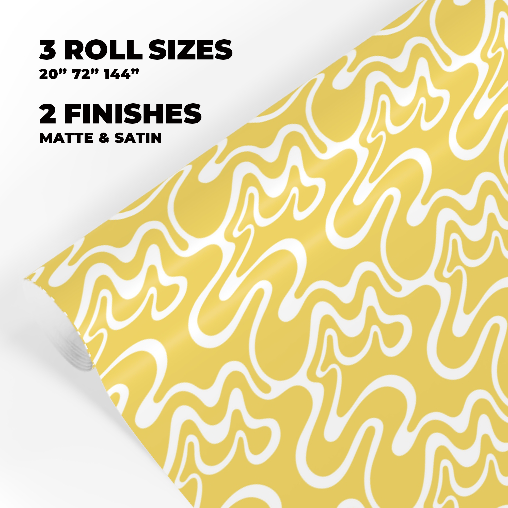 Psychedelic Swirl Gift Wrap in Pineapple product thumbnail image Psychedelic Swirl Gift Wrap in Pineapple product thumbnail image