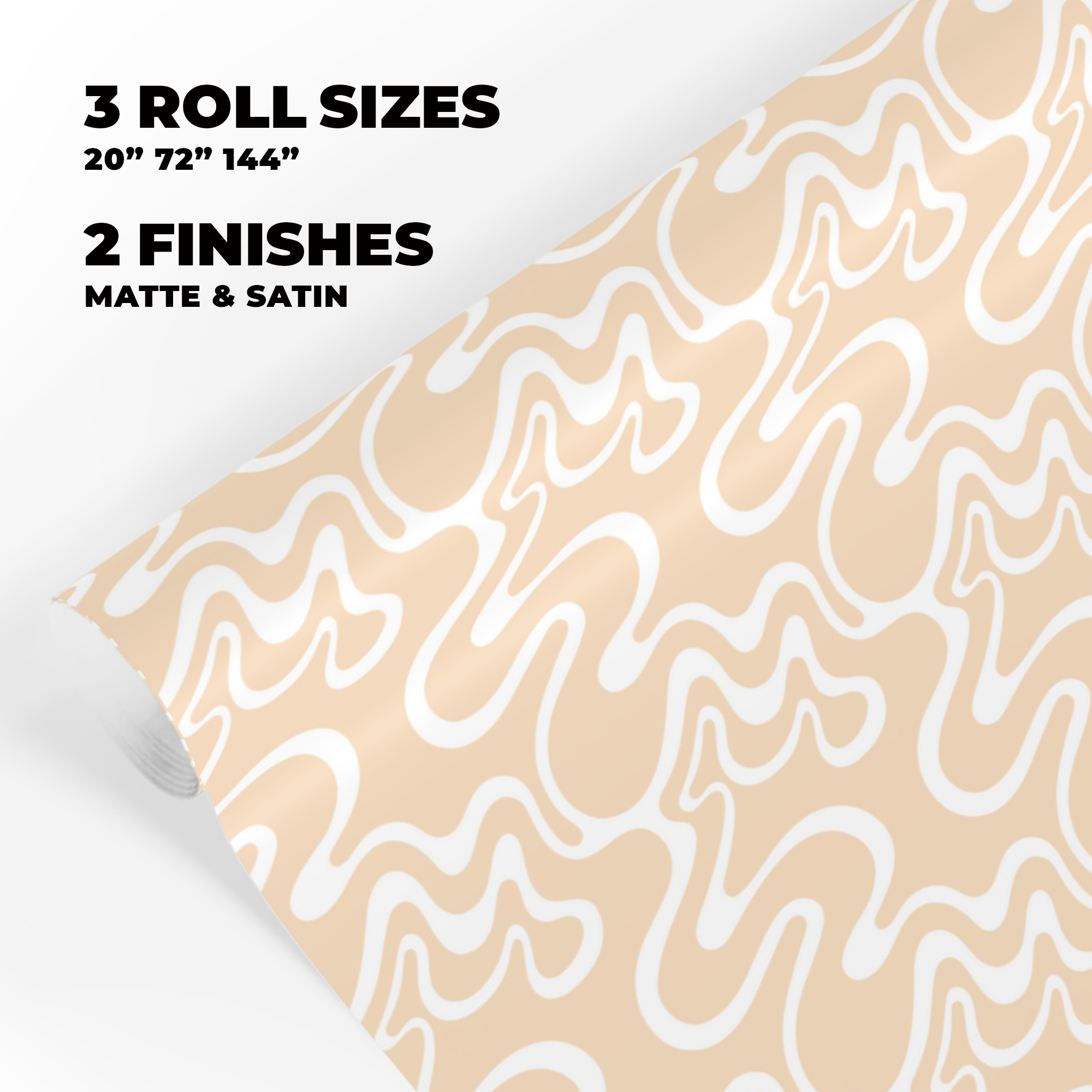 Psychedelic Swirl Gift Wrap in Scallop product thumbnail image Psychedelic Swirl Gift Wrap in Scallop product thumbnail image