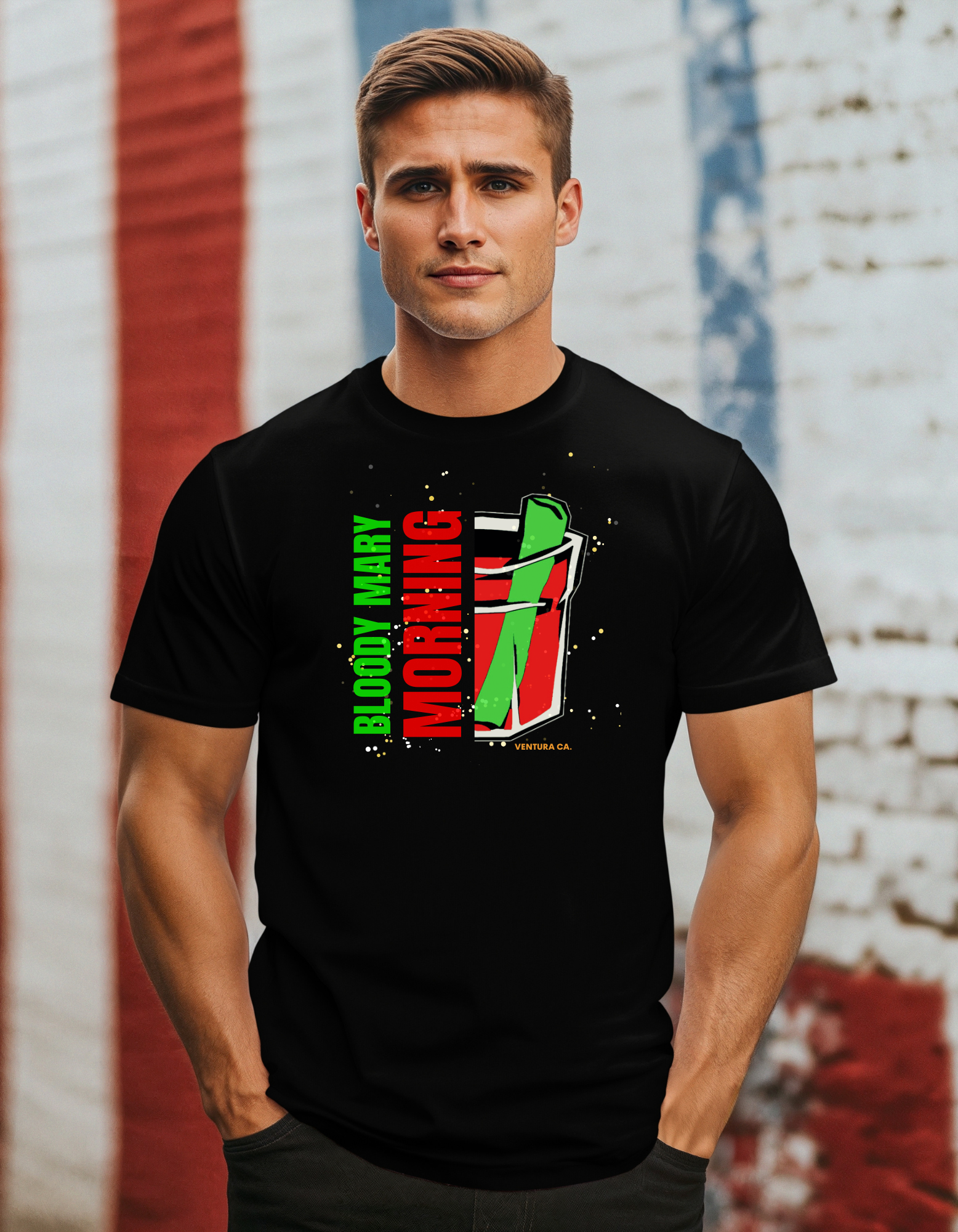 Half Glass Bloody Mary Morning Unisex Heavy Cotton Tee  Half Glass Bloody Mary Morning Unisex Heavy Cotton Tee