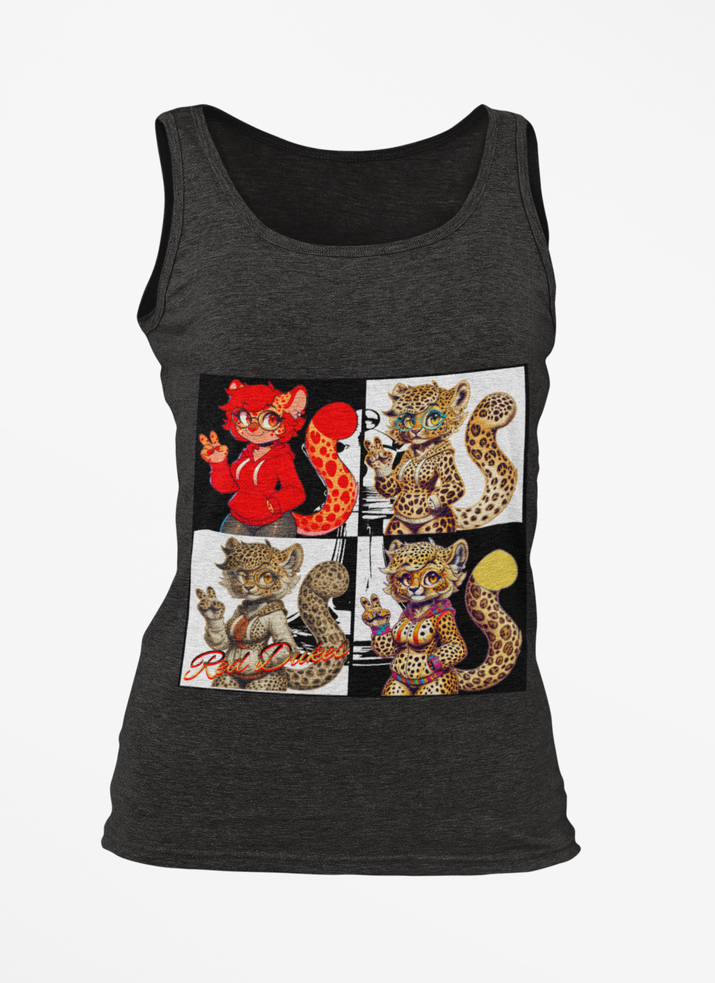Red Dukes Tank Top - Chess Board Tee product thumbnail image Red Dukes Tank Top - Chess Board Tee product thumbnail image
