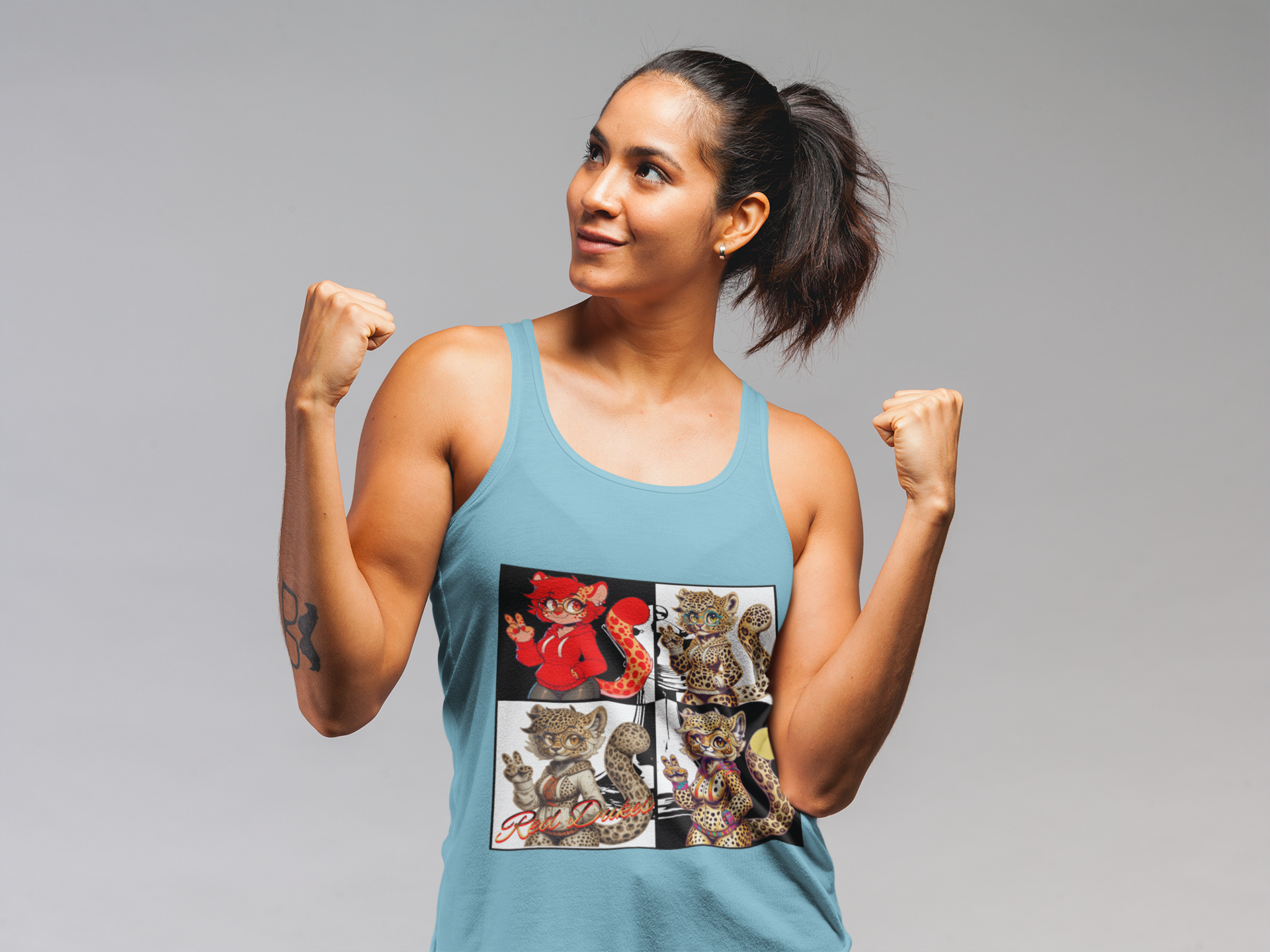 Red Dukes Tank Top - Chess Board Tee product thumbnail image Red Dukes Tank Top - Chess Board Tee product thumbnail image