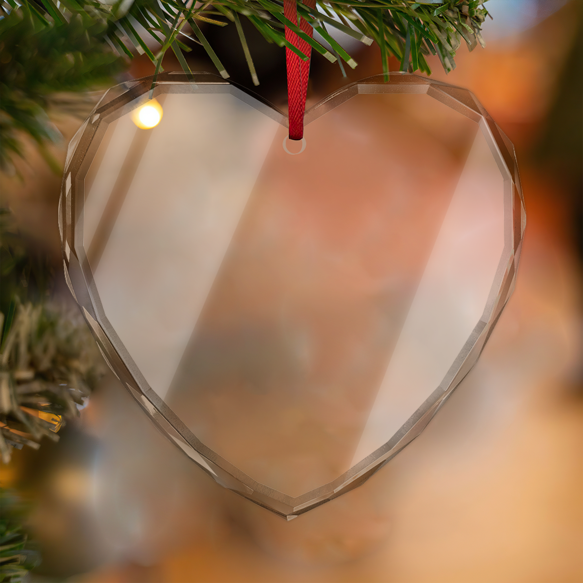 Happy Mother's Day Crystal Glass Ornament - Floral Heart Decoration product thumbnail image Happy Mother's Day Crystal Glass Ornament - Floral Heart Decoration product thumbnail image