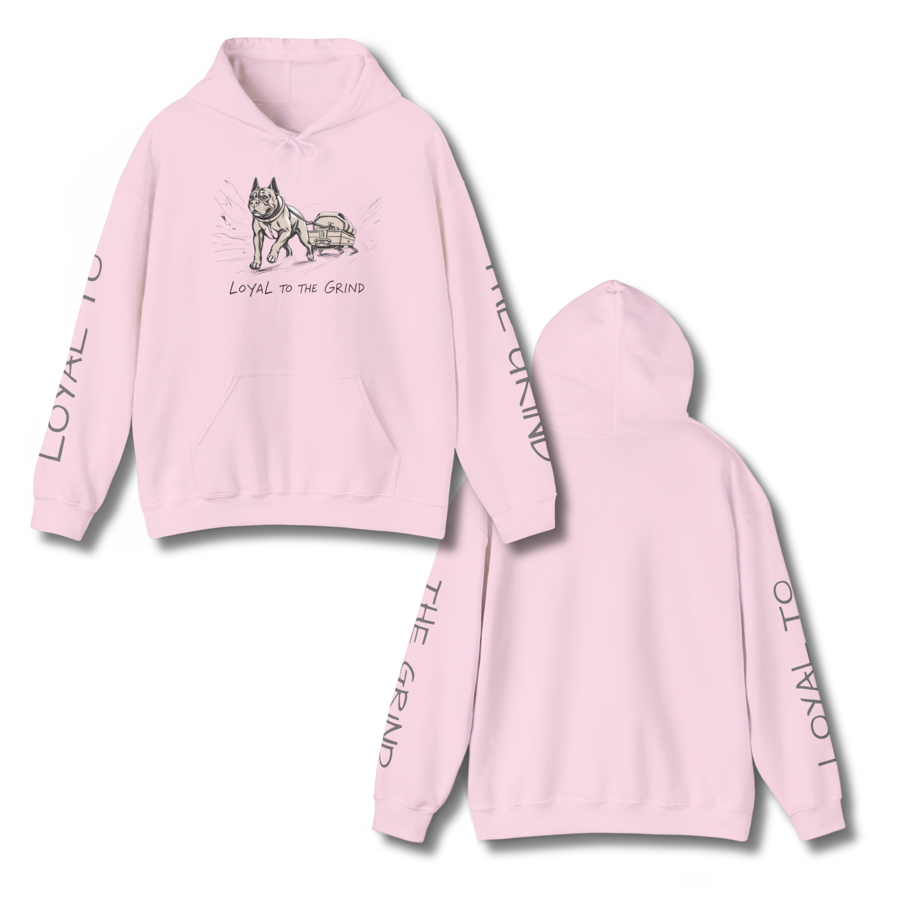 Loyal to the Grind Husky Hoodie – Motivational Streetwear product thumbnail image