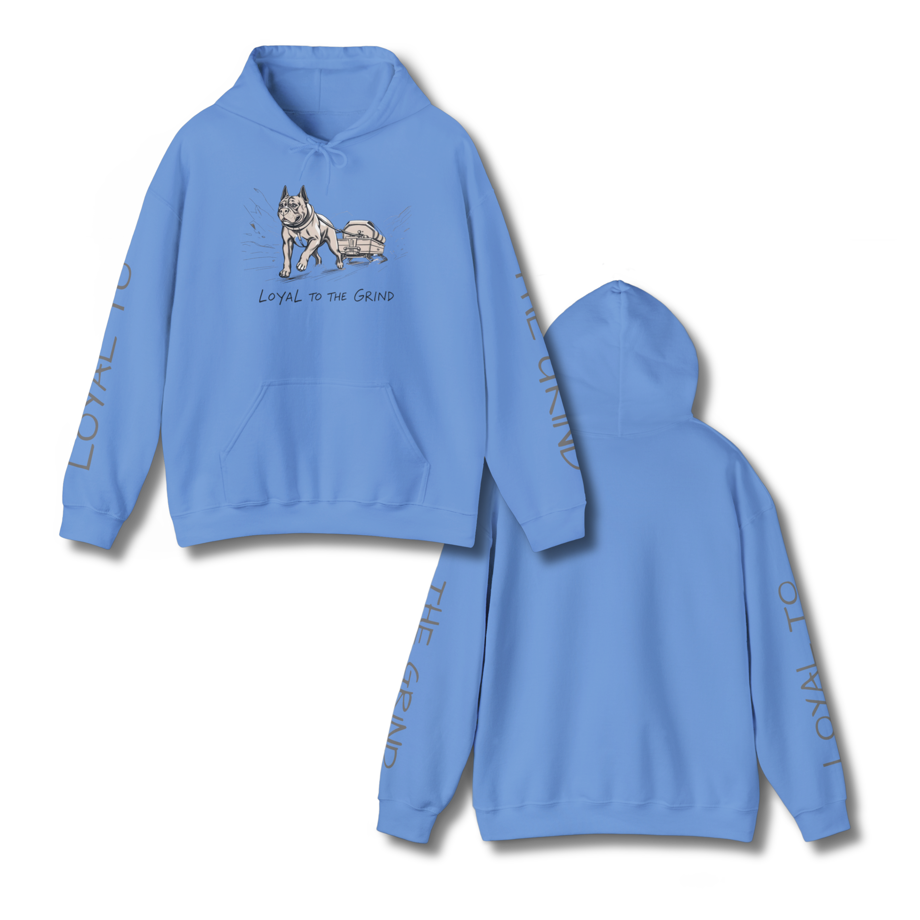 Loyal to the Grind Husky Hoodie – Motivational Streetwear product thumbnail image