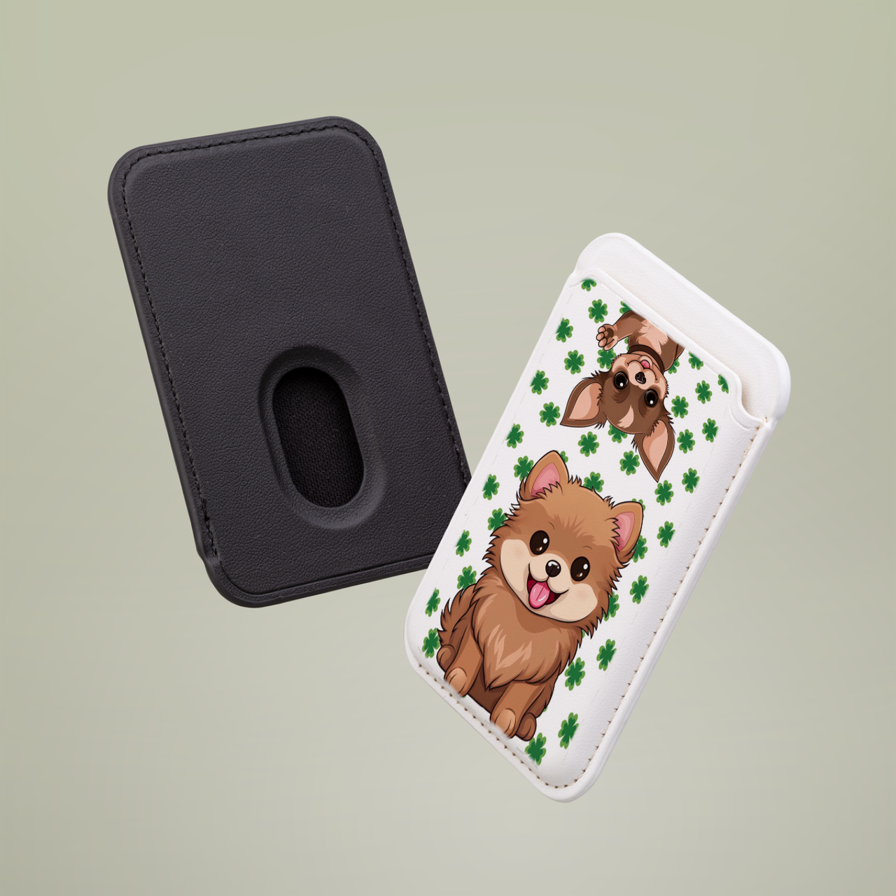 Lucky Paws Vegan Wallet | St. Paw-tricks Day Vibes All Year Long! product thumbnail image Lucky Paws Vegan Wallet | St. Paw-tricks Day Vibes All Year Long! product thumbnail image