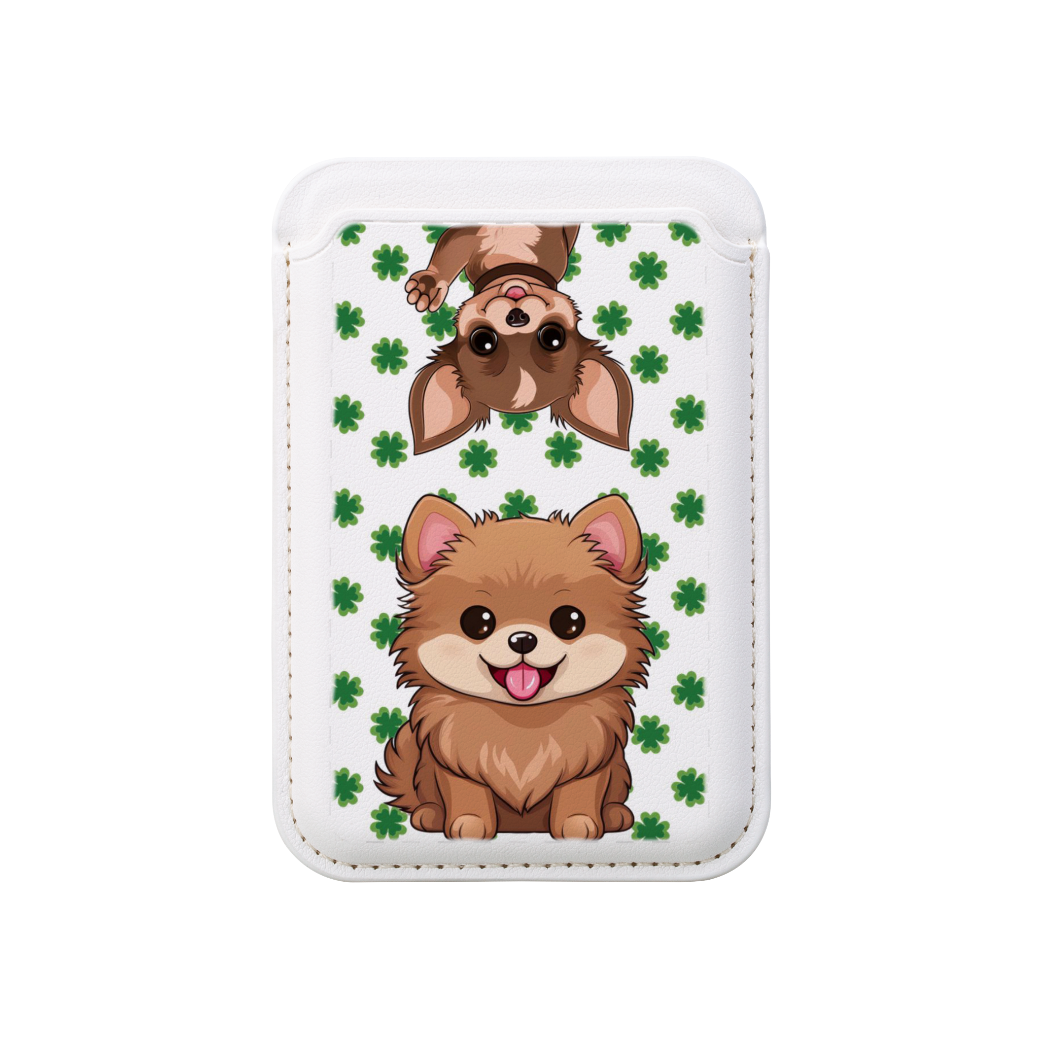 Lucky Paws Vegan Wallet | St. Paw-tricks Day Vibes All Year Long! product thumbnail image Lucky Paws Vegan Wallet | St. Paw-tricks Day Vibes All Year Long! product thumbnail image