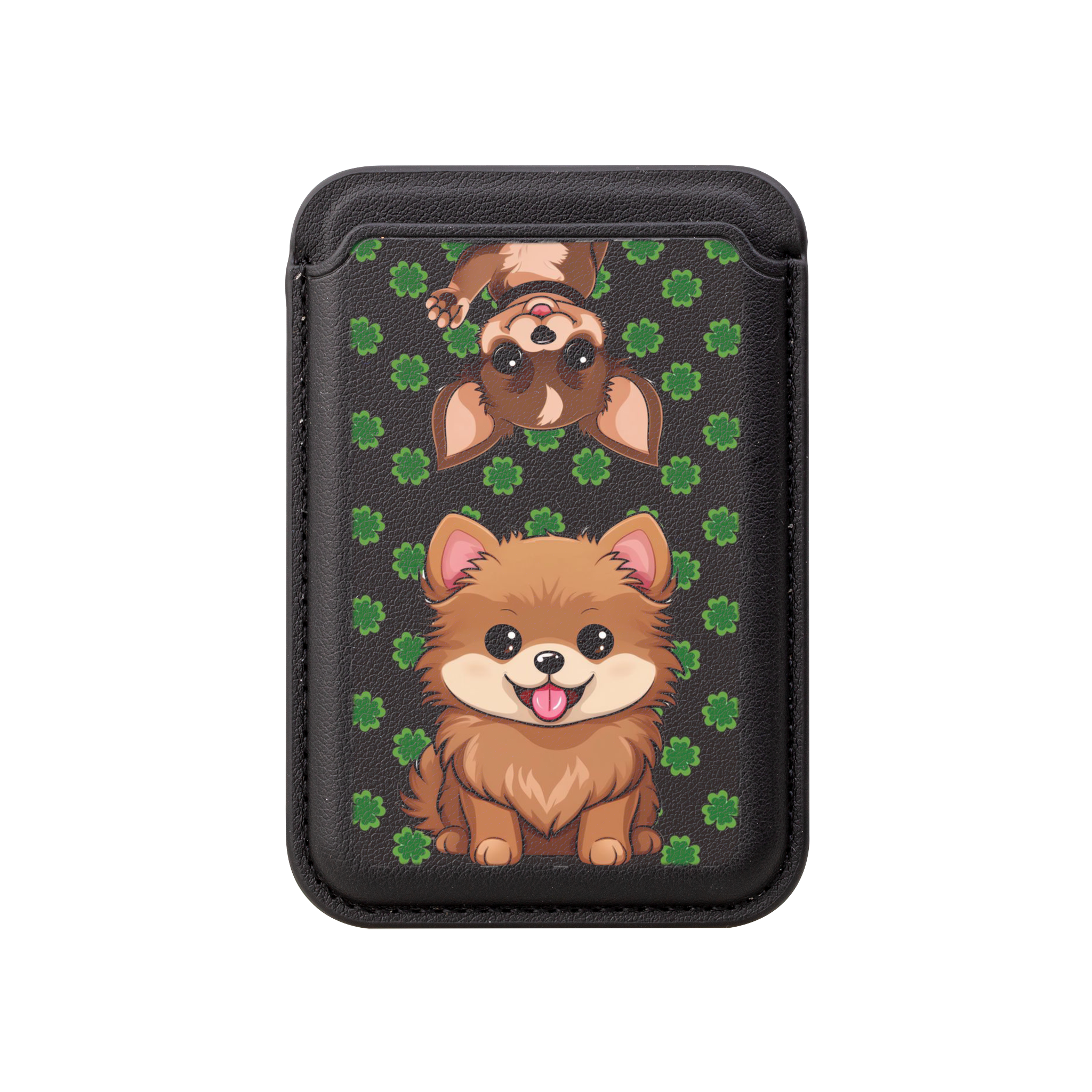 Lucky Paws Vegan Wallet | St. Paw-tricks Day Vibes All Year Long! product thumbnail image Lucky Paws Vegan Wallet | St. Paw-tricks Day Vibes All Year Long! product thumbnail image