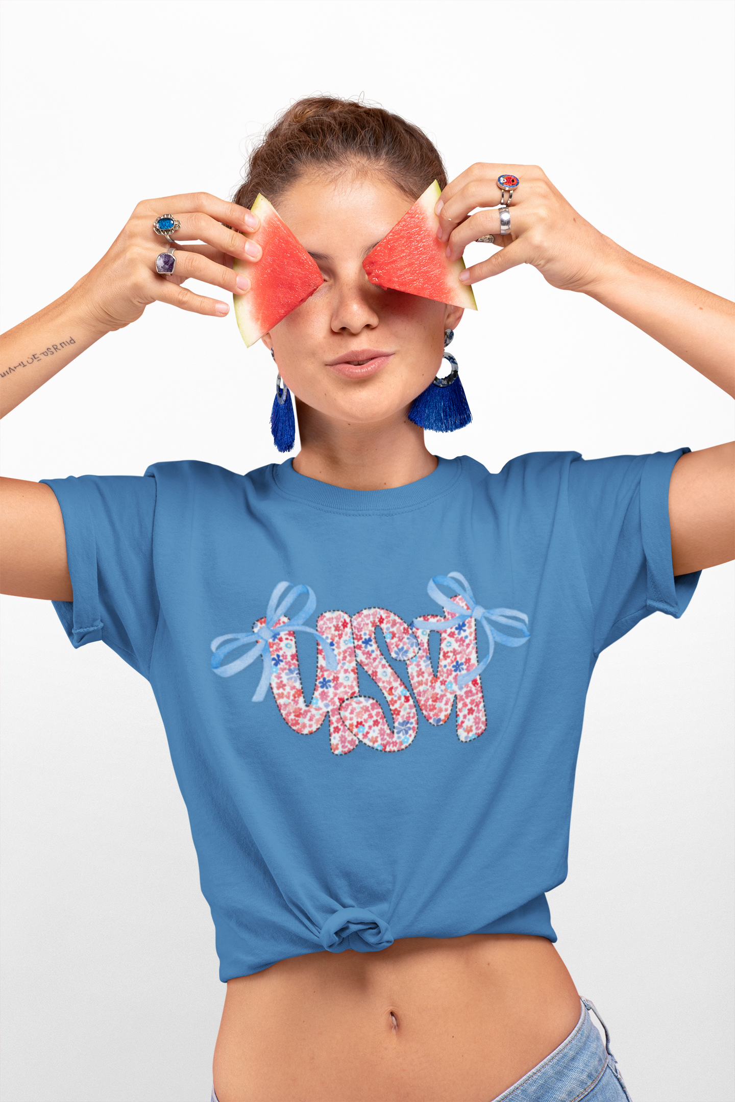 Floral Graphic Unisex Tee - Vibrant & Playful Design Floral Graphic Unisex Tee - Vibrant & Playful Design