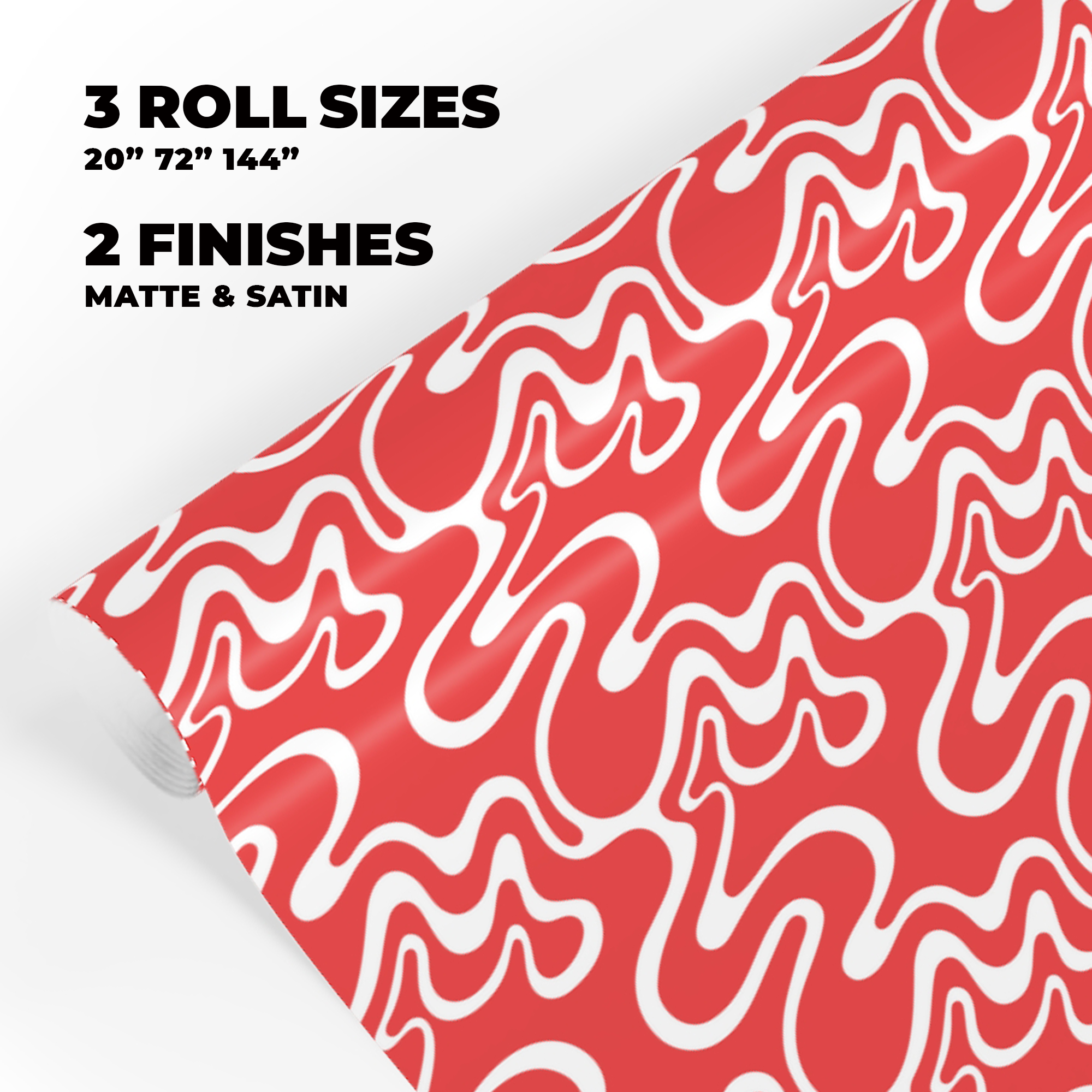 Psychedelic Swirl Gift Wrap in Cherry product thumbnail image Psychedelic Swirl Gift Wrap in Cherry product thumbnail image