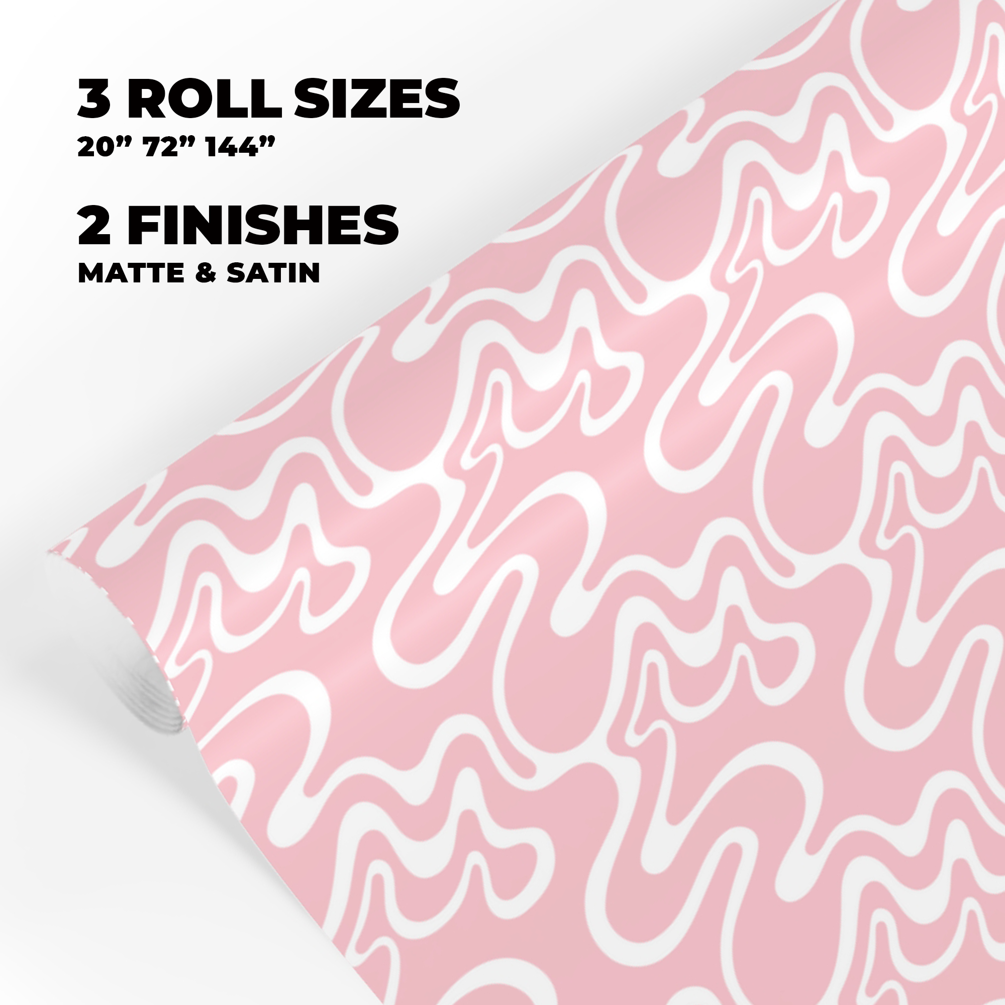 Psychedelic Swirl Gift Wrap in Bubblegum product thumbnail image Psychedelic Swirl Gift Wrap in Bubblegum product thumbnail image