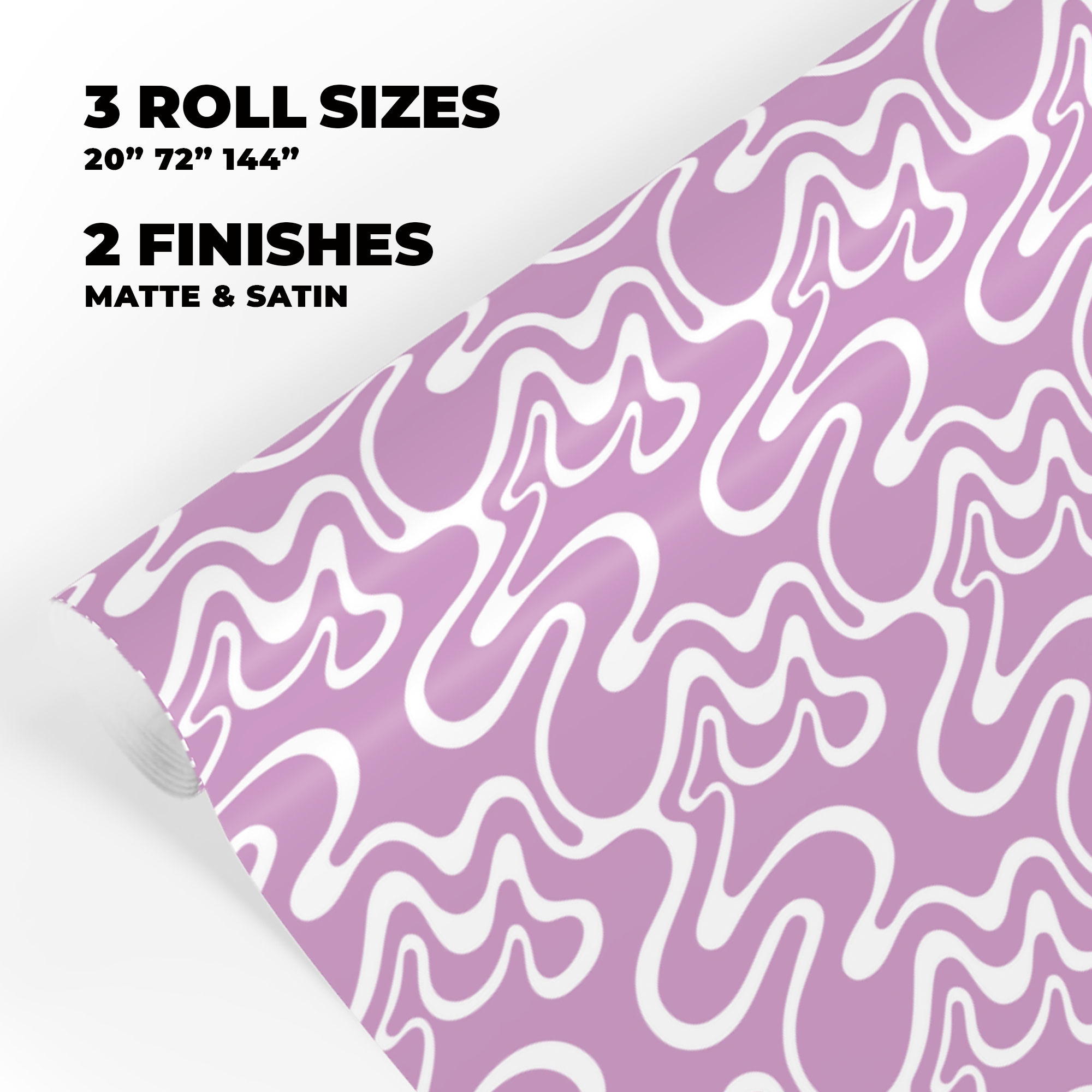 Psychedelic Swirl Gift Wrap in Amethyst product thumbnail image Psychedelic Swirl Gift Wrap in Amethyst product thumbnail image