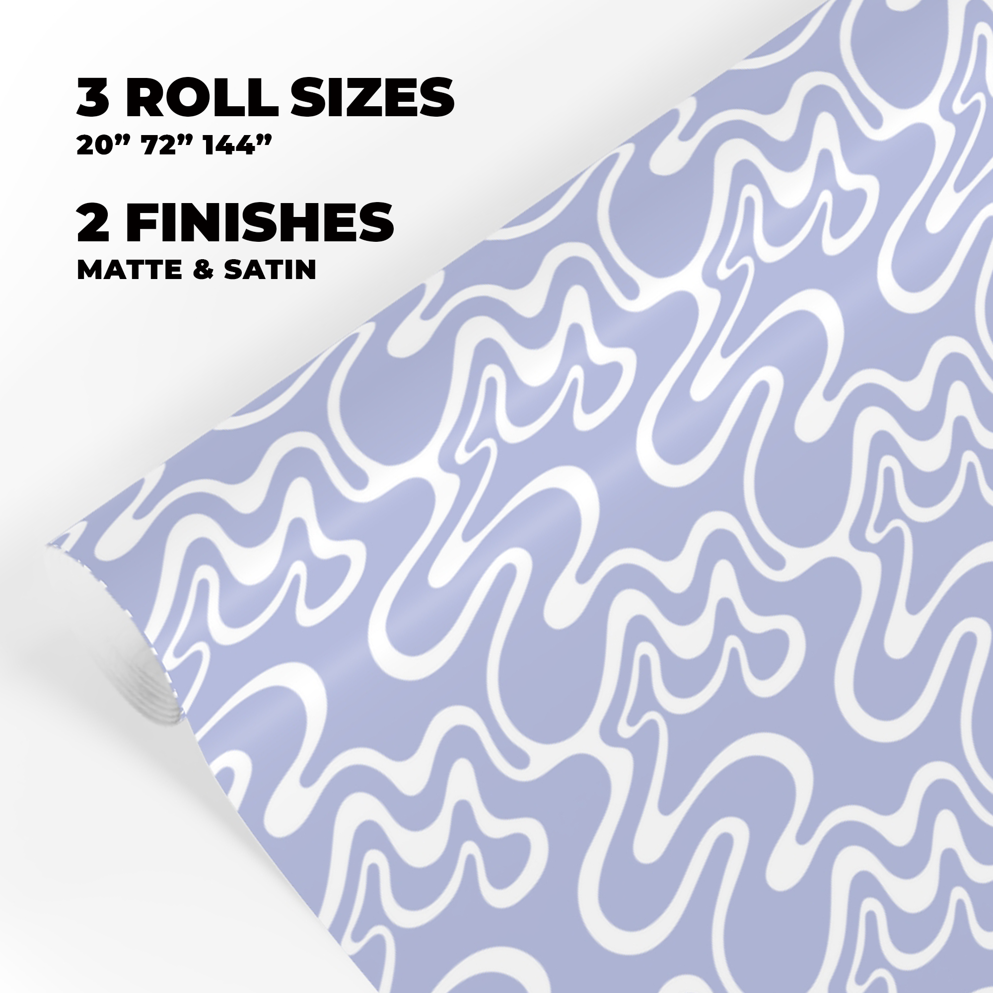 Psychedelic Swirl Gift Wrap in Lavender product thumbnail image Psychedelic Swirl Gift Wrap in Lavender product thumbnail image