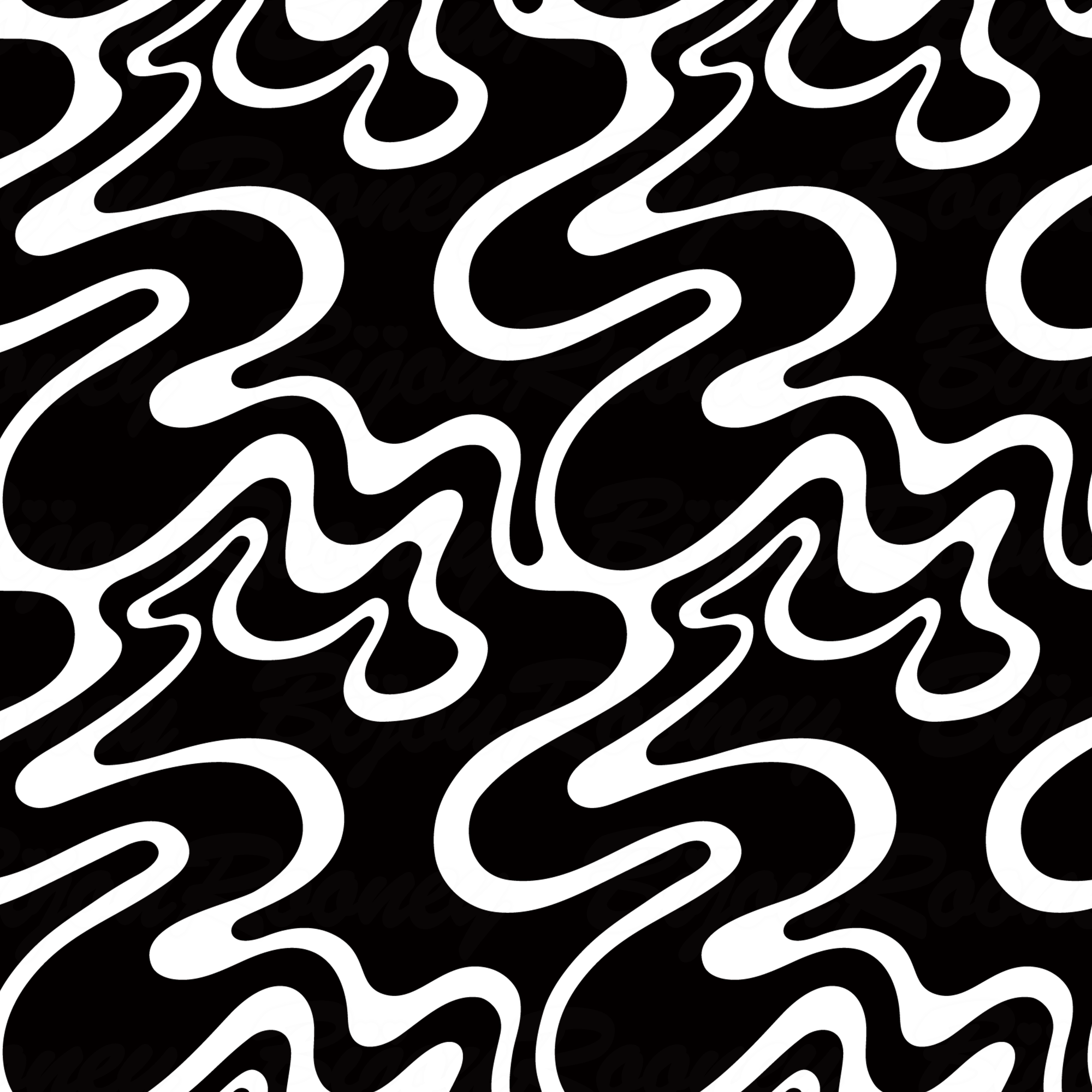 Psychedelic Swirl Gift Wrap in Licorice product thumbnail image Psychedelic Swirl Gift Wrap in Licorice product thumbnail image