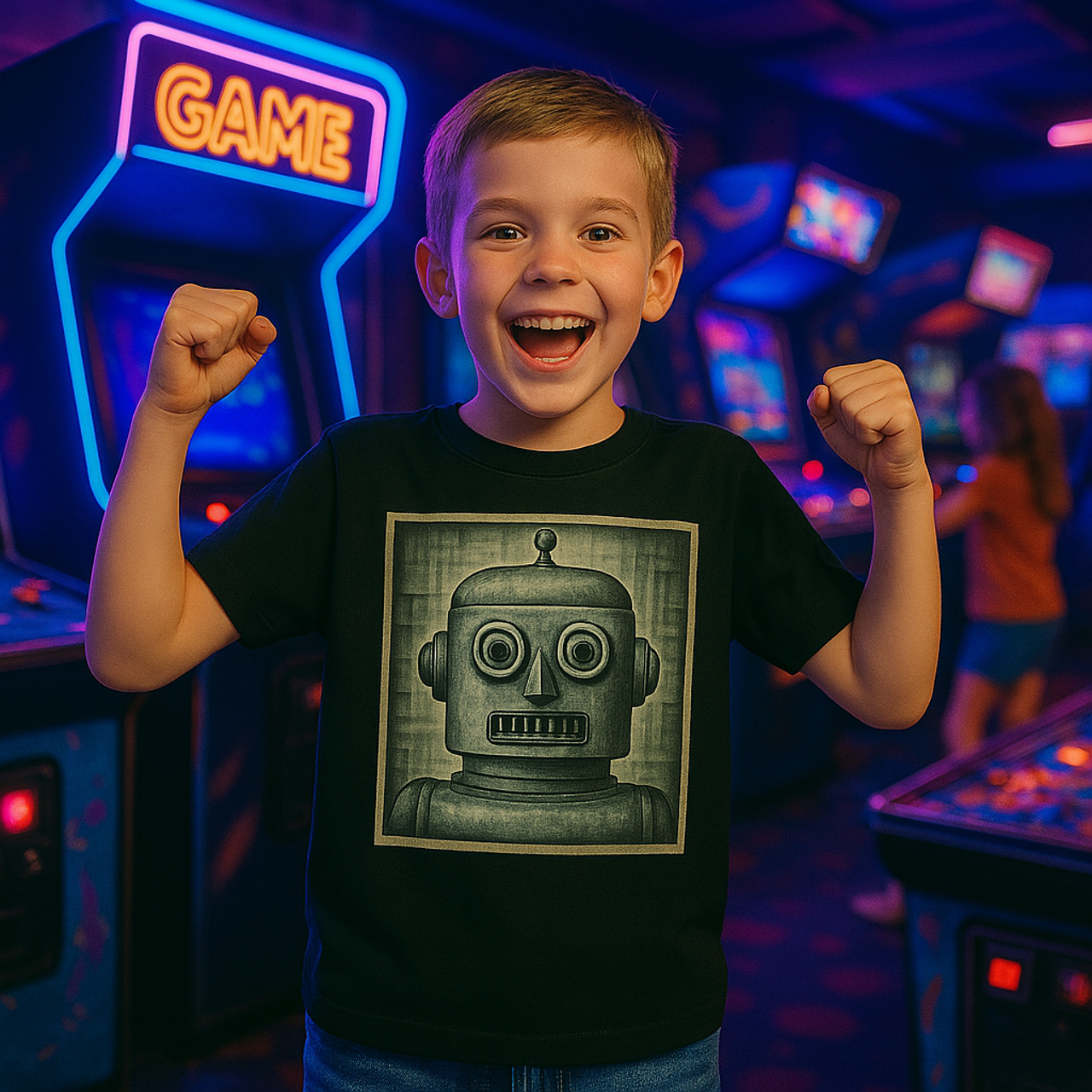 Robot Head Youth Tee product thumbnail image Robot Head Youth Tee product thumbnail image