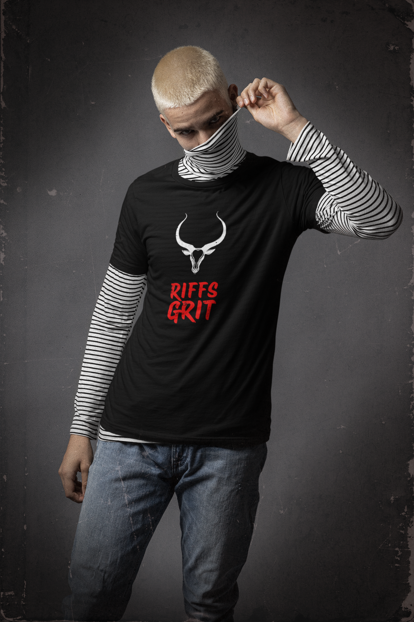 Riffs &amp; Grit Unisex Graphic Tee  product thumbnail image