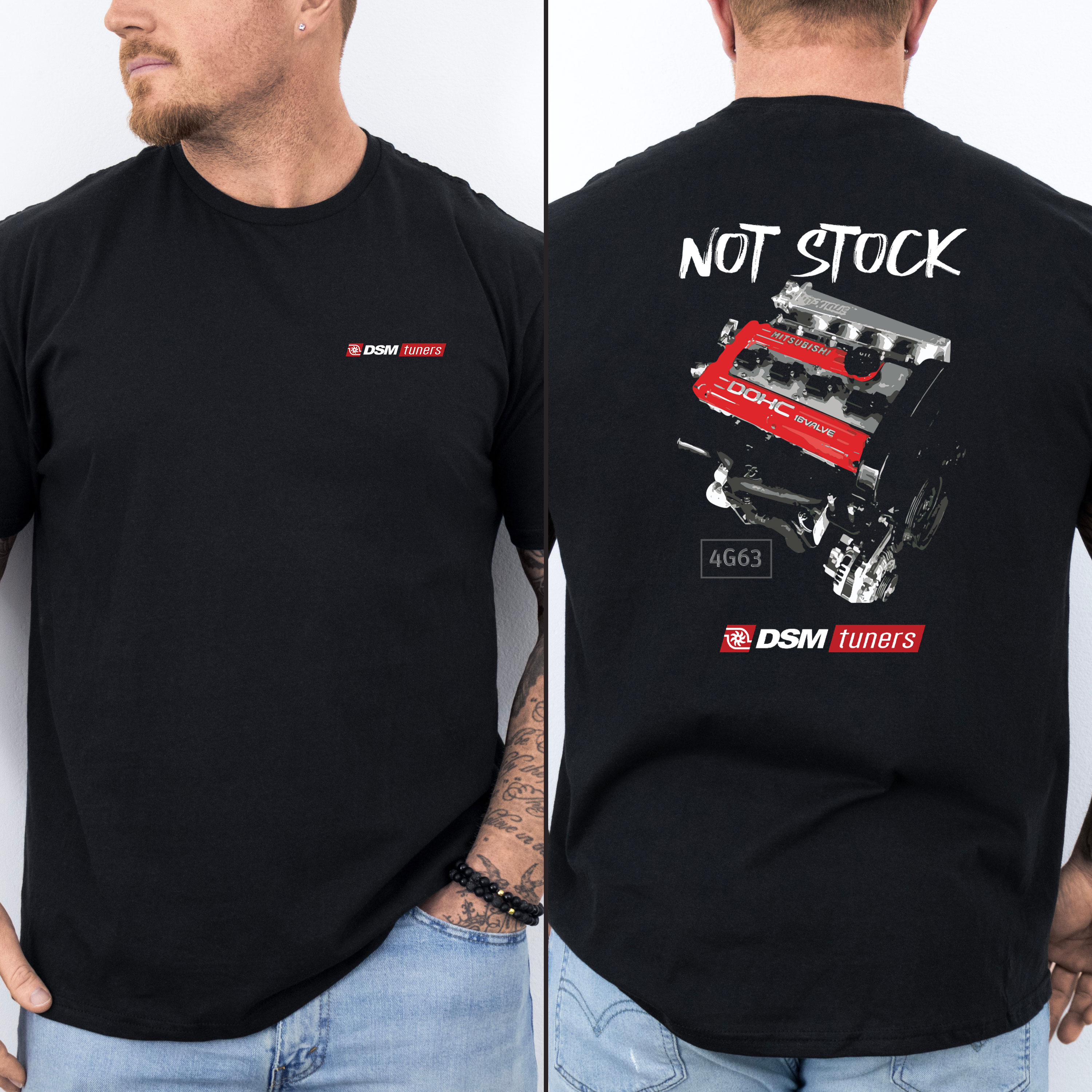 Not Stock 4G63 Engine T-shirt for DSM Enthusiasts product thumbnail image Not Stock 4G63 Engine T-shirt for DSM Enthusiasts product thumbnail image
