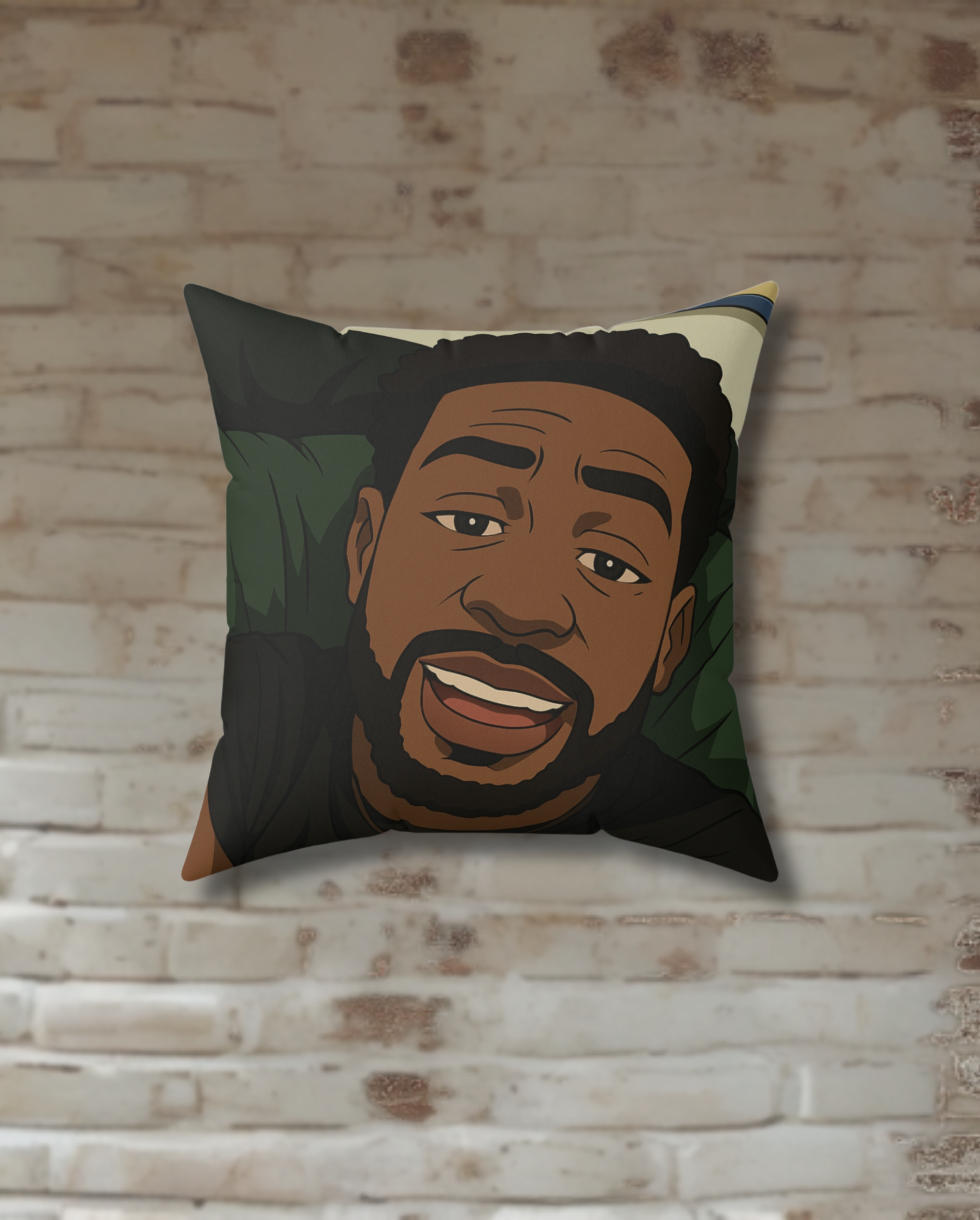 Grown Ass Man Mafia Fun Decor for Proud Dads & Brothers, Afro Father’s Day, Square Pillow product thumbnail image Grown Ass Man Mafia Fun Decor for Proud Dads & Brothers, Afro Father’s Day, Square Pillow product thumbnail image