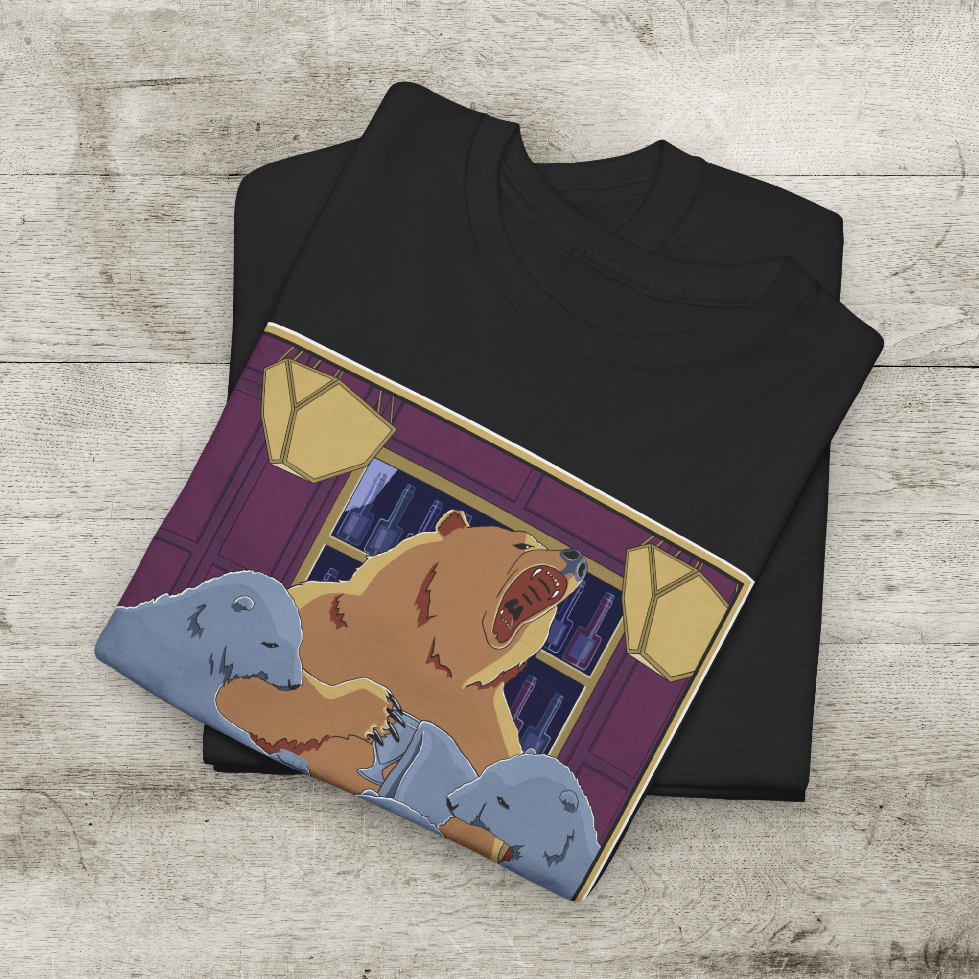 Funny Unisex Heavy Cotton Tee, The Bear-Tender Graphic Shirt, Gift for Bartender or Dad product thumbnail image Funny Unisex Heavy Cotton Tee, The Bear-Tender Graphic Shirt, Gift for Bartender or Dad product thumbnail image