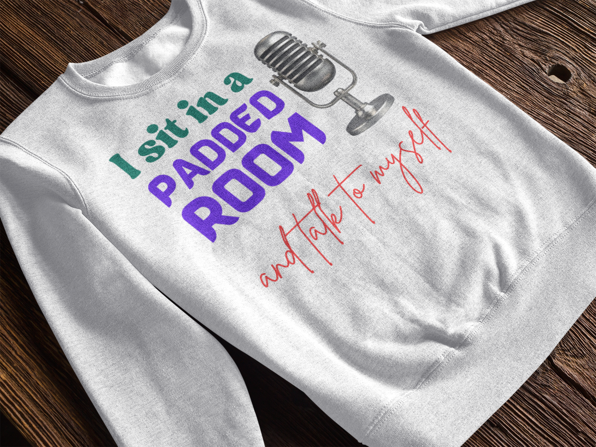 I Sit in a Padded Room and Talk to Myself - Voice Actor LS Tee product thumbnail image I Sit in a Padded Room and Talk to Myself - Voice Actor LS Tee product thumbnail image