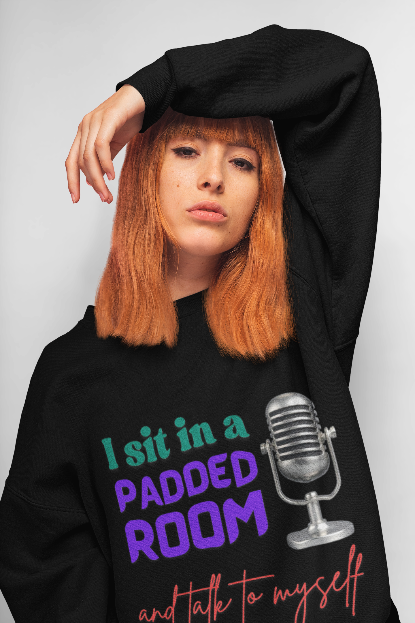 I Sit in a Padded Room and Talk to Myself - Voice Actor LS Tee product thumbnail image I Sit in a Padded Room and Talk to Myself - Voice Actor LS Tee product thumbnail image