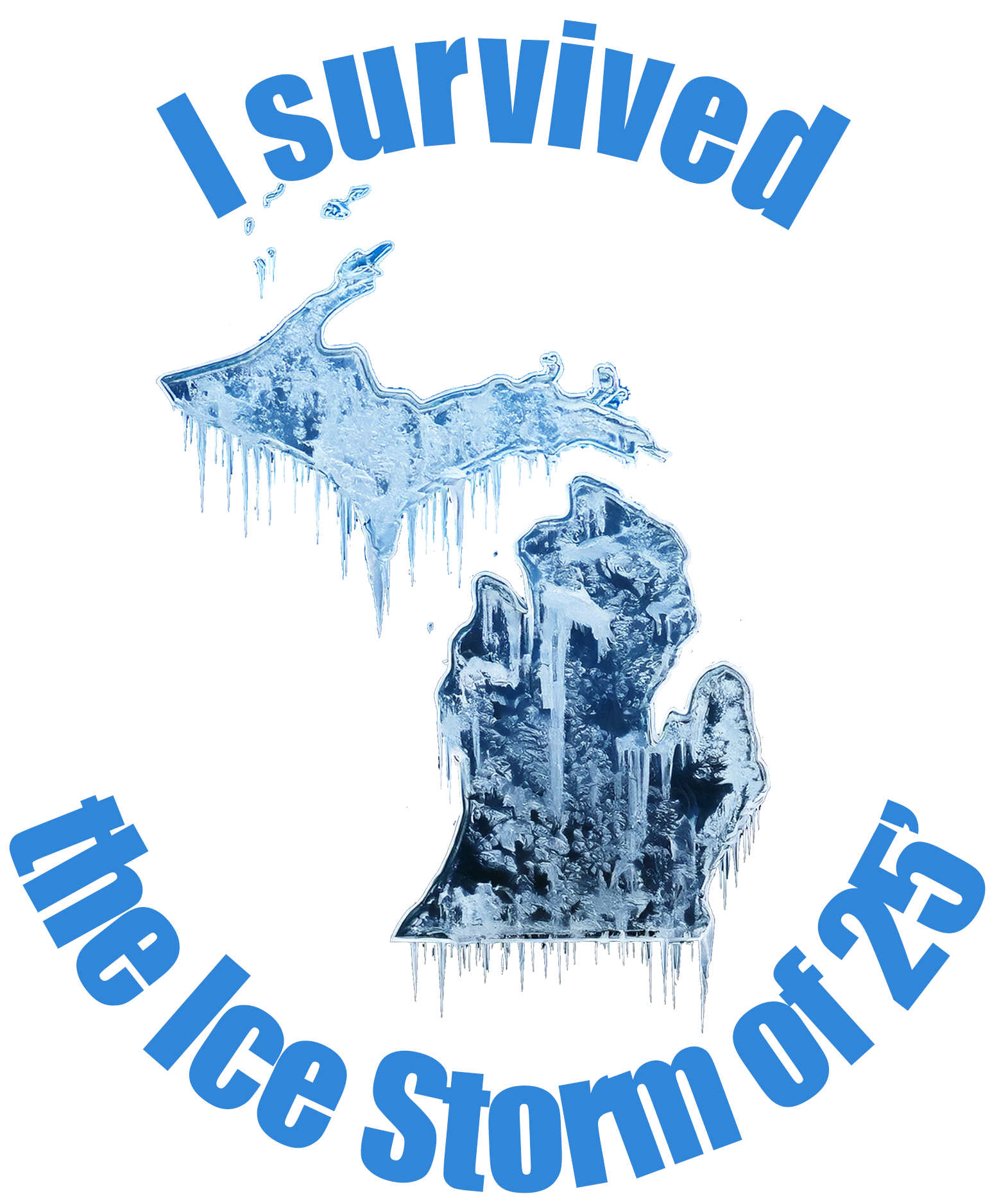I Survived the Ice Storm of 2025 - Unisex Heavy Cotton Tee product thumbnail image I Survived the Ice Storm of 2025 - Unisex Heavy Cotton Tee product thumbnail image