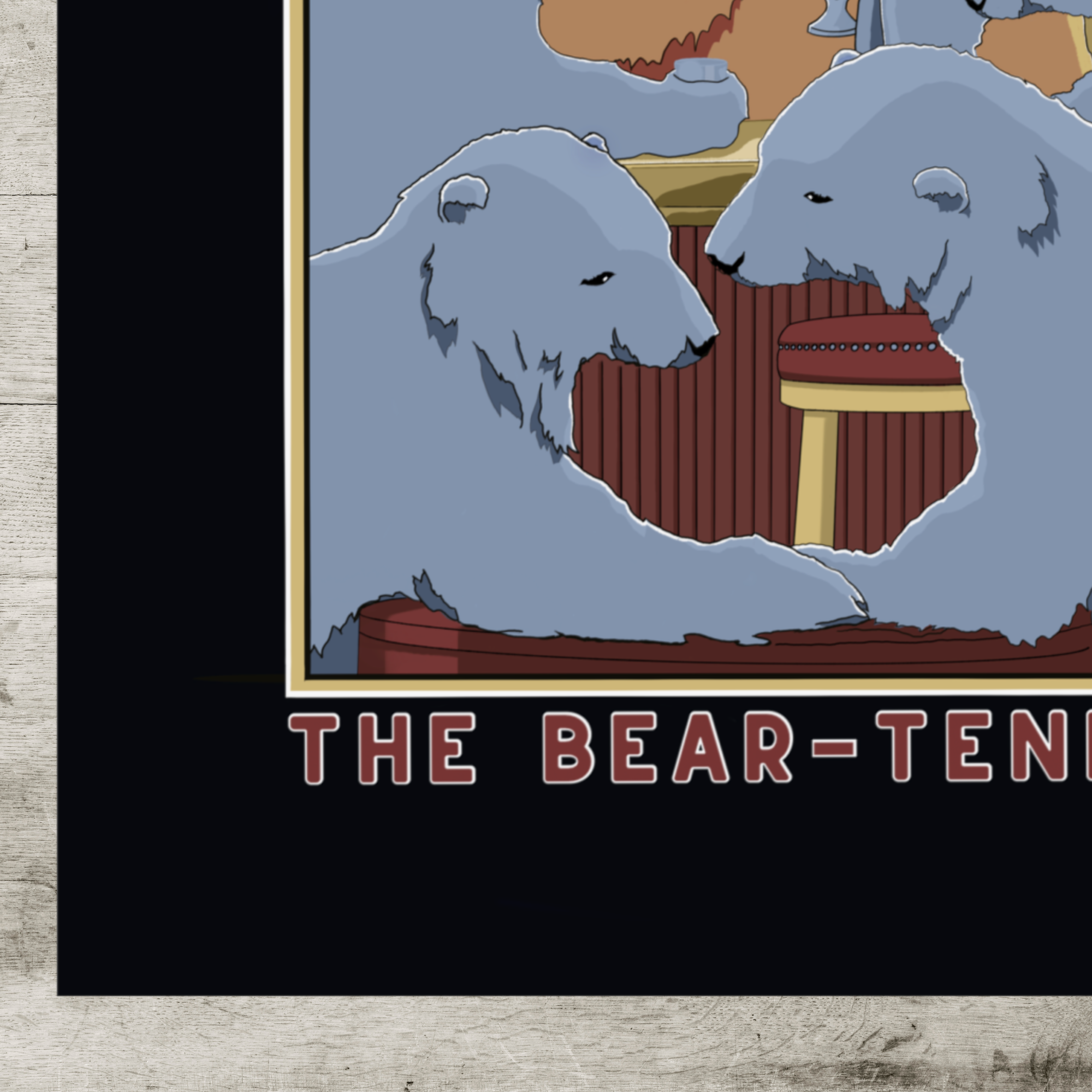 Satin Poster - Bear-Tender 300gsm Art Print for Animal Lovers, Gift for Bartenders product thumbnail image Satin Poster - Bear-Tender 300gsm Art Print for Animal Lovers, Gift for Bartenders product thumbnail image