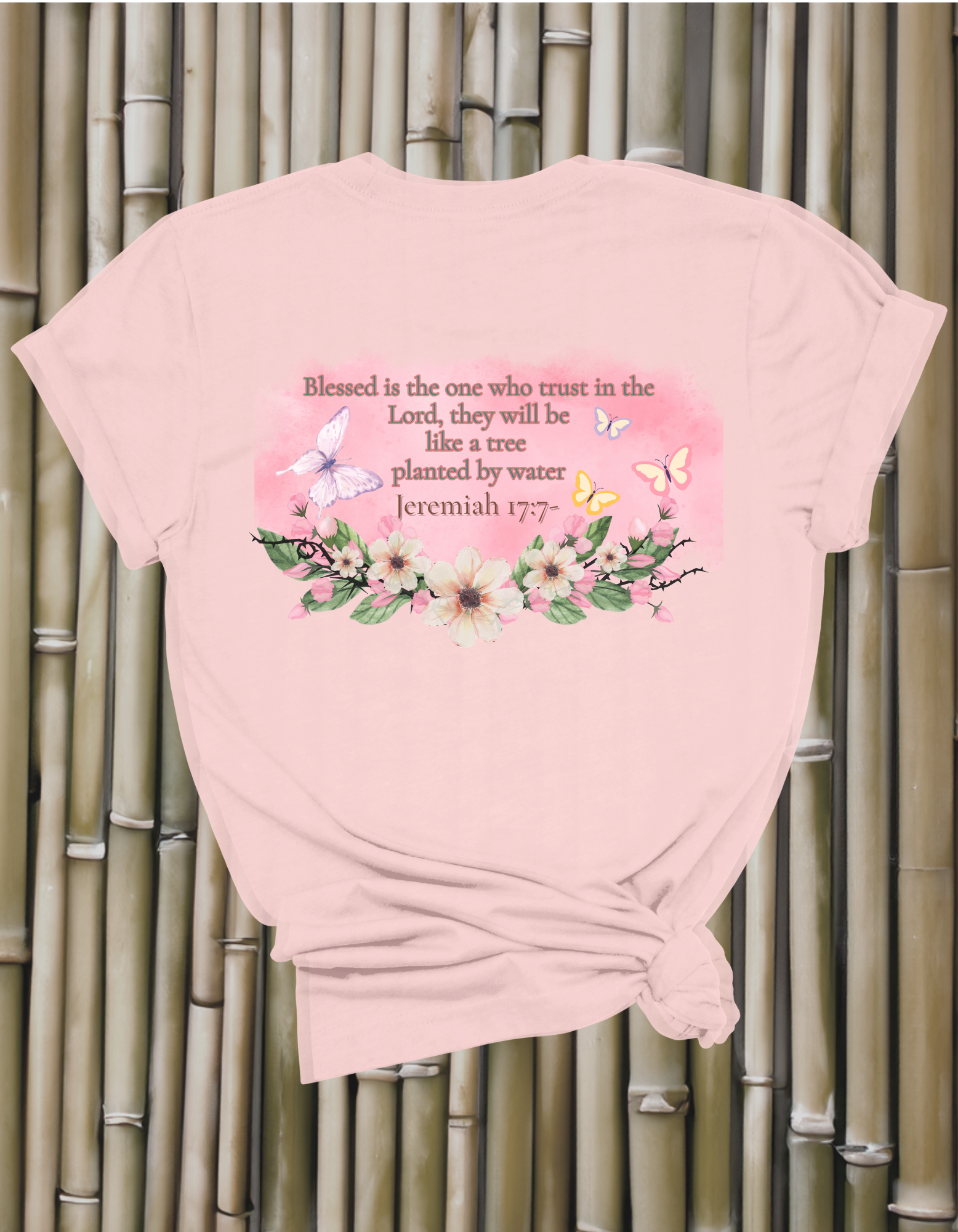Inspirational Christian Tee – “Bloom Where God Plants You” | Unisex Fit, Soft Jersey Shirt product thumbnail image Inspirational Christian Tee – “Bloom Where God Plants You” | Unisex Fit, Soft Jersey Shirt product thumbnail image
