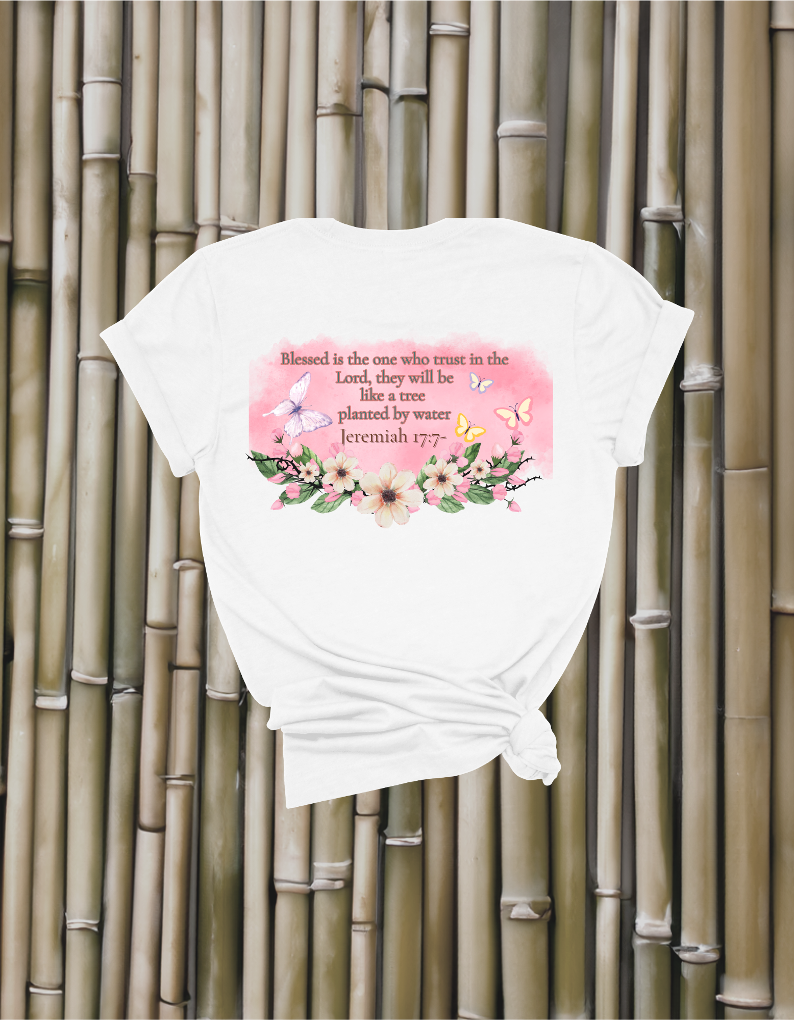 Inspirational Christian Tee – “Bloom Where God Plants You” | Unisex Fit, Soft Jersey Shirt product thumbnail image Inspirational Christian Tee – “Bloom Where God Plants You” | Unisex Fit, Soft Jersey Shirt product thumbnail image