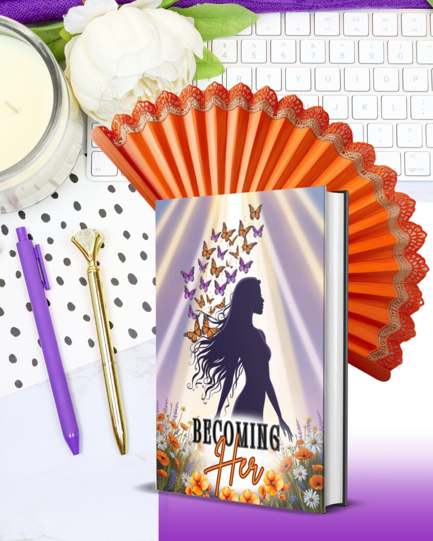 Becoming Her Hardcover Journal 