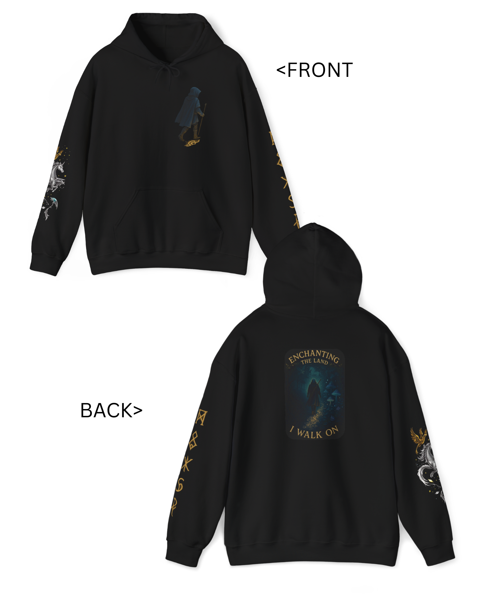 Enchanted Path Hoodie, Forest Adventure Sweatshirt, Magical Trail Hooded Jumper, Nature Lover Gift, Outdoor Exploration Pullover, Mystical product thumbnail image
