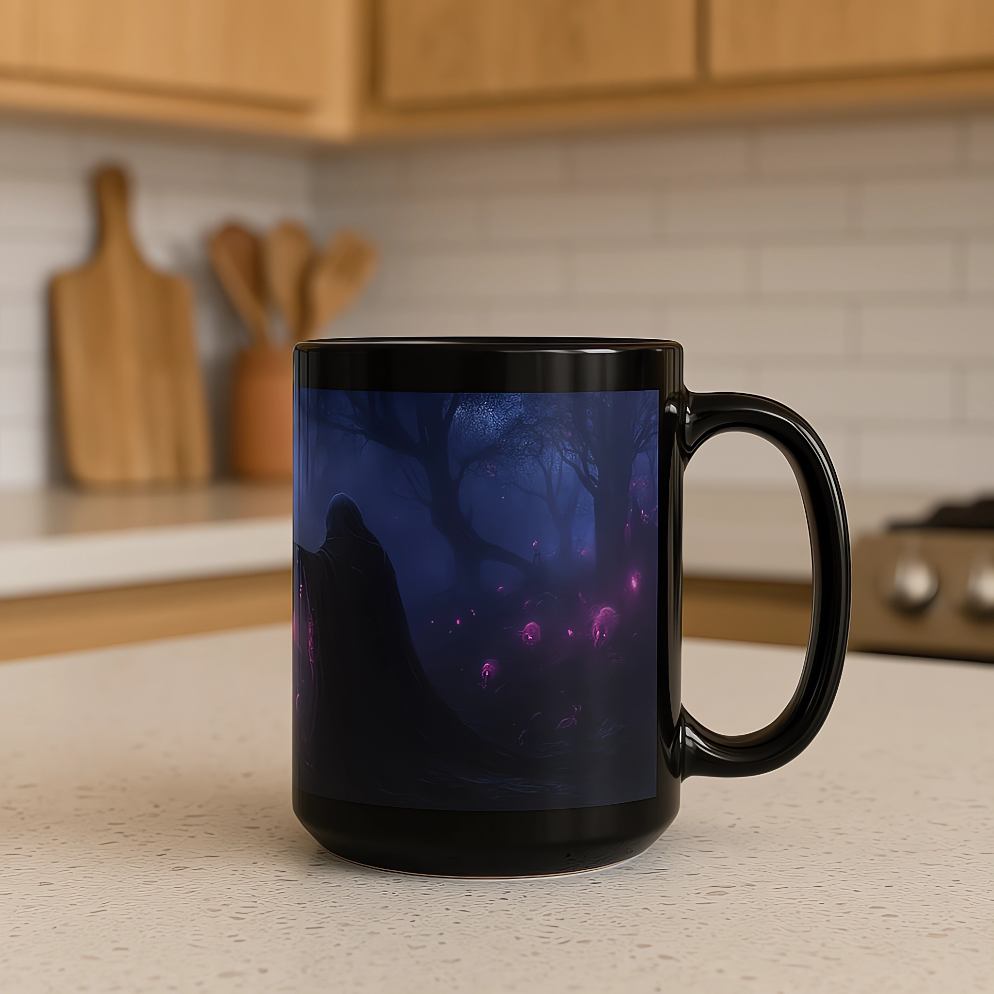 Whispers Beyond the Rift - 15oz – Black Ceramic product thumbnail image Whispers Beyond the Rift - 15oz – Black Ceramic product thumbnail image