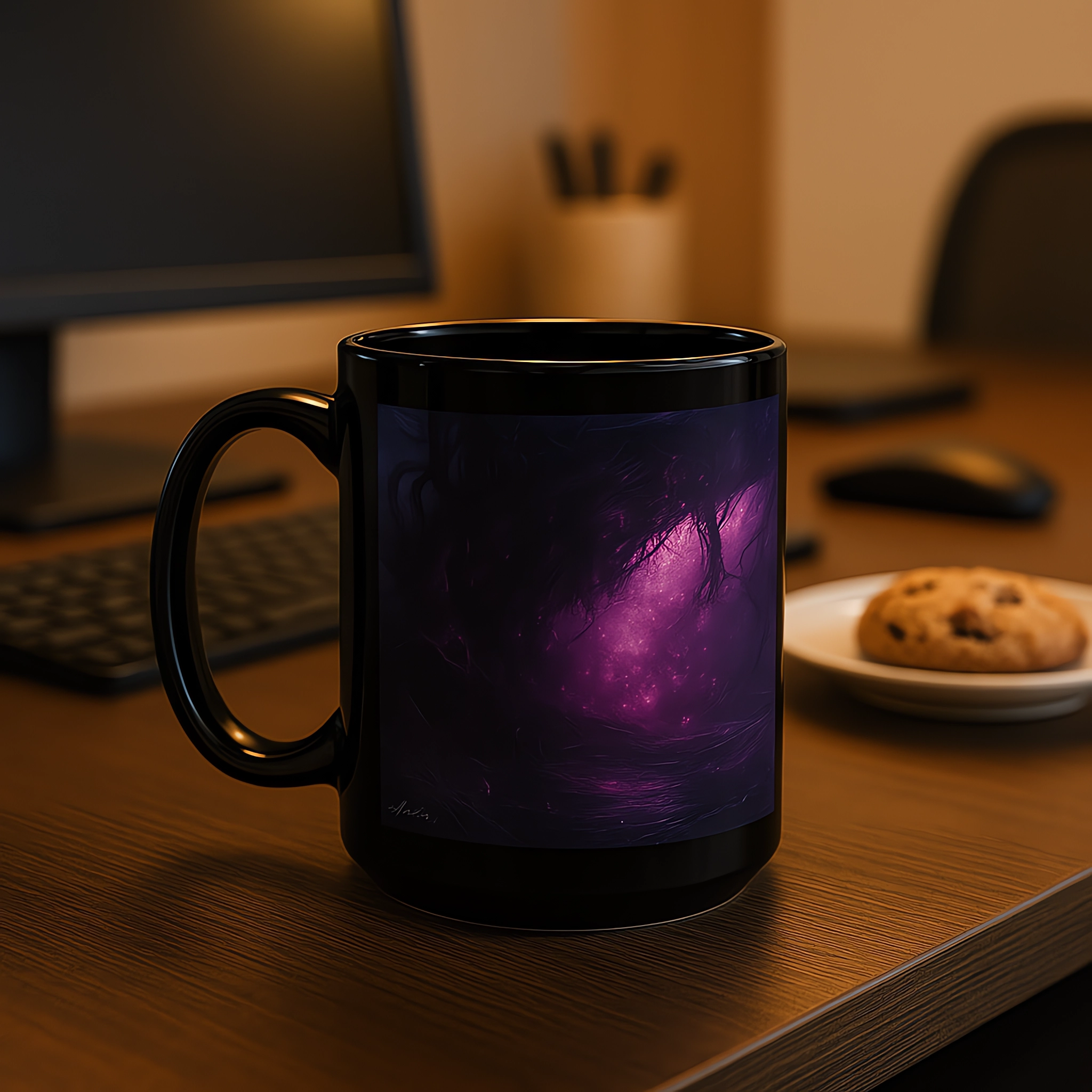 Whispers Beyond the Rift - 15oz – Black Ceramic product thumbnail image Whispers Beyond the Rift - 15oz – Black Ceramic product thumbnail image