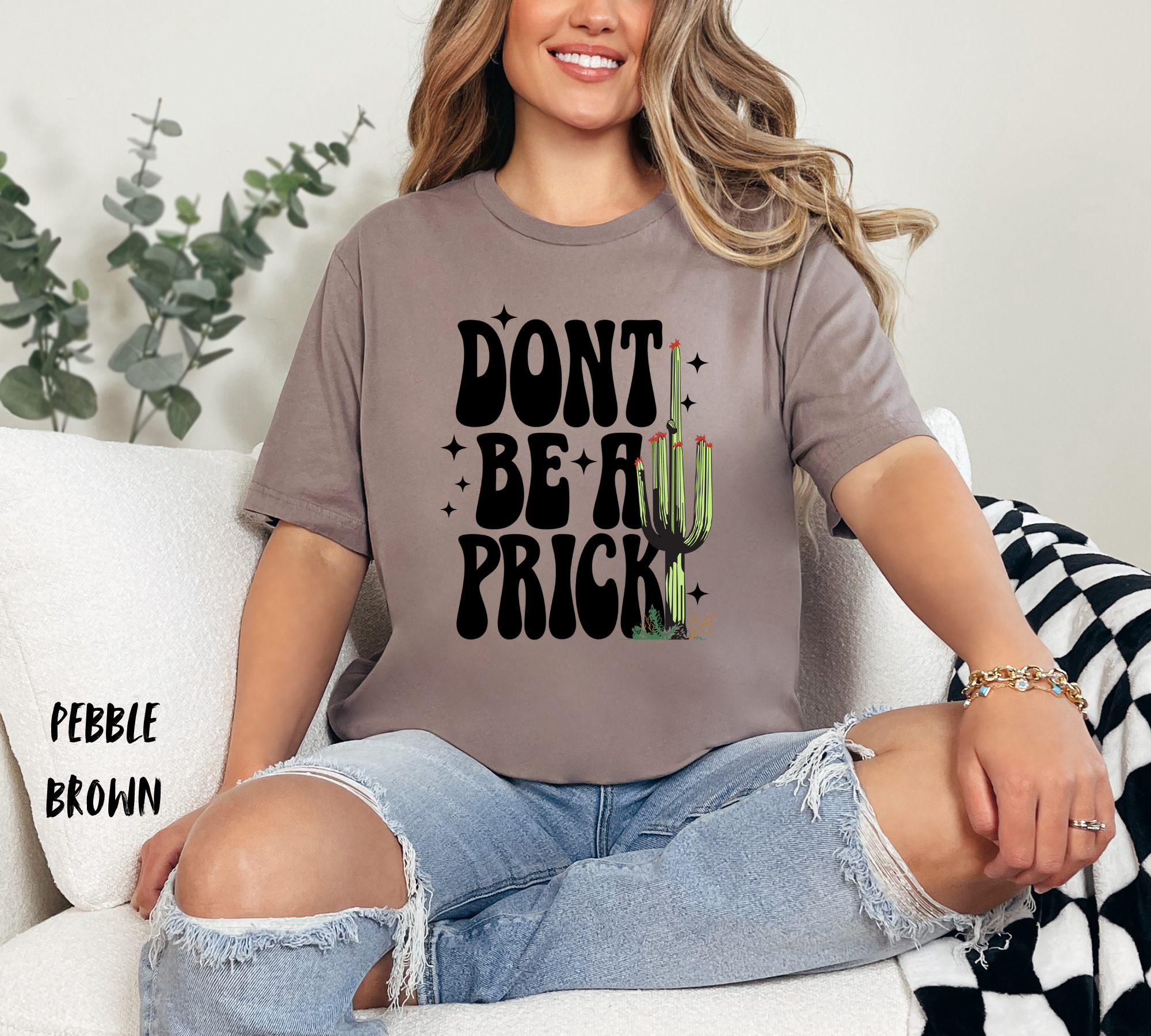 Funny Cactus- 'Don't Be a Prick'  product thumbnail image