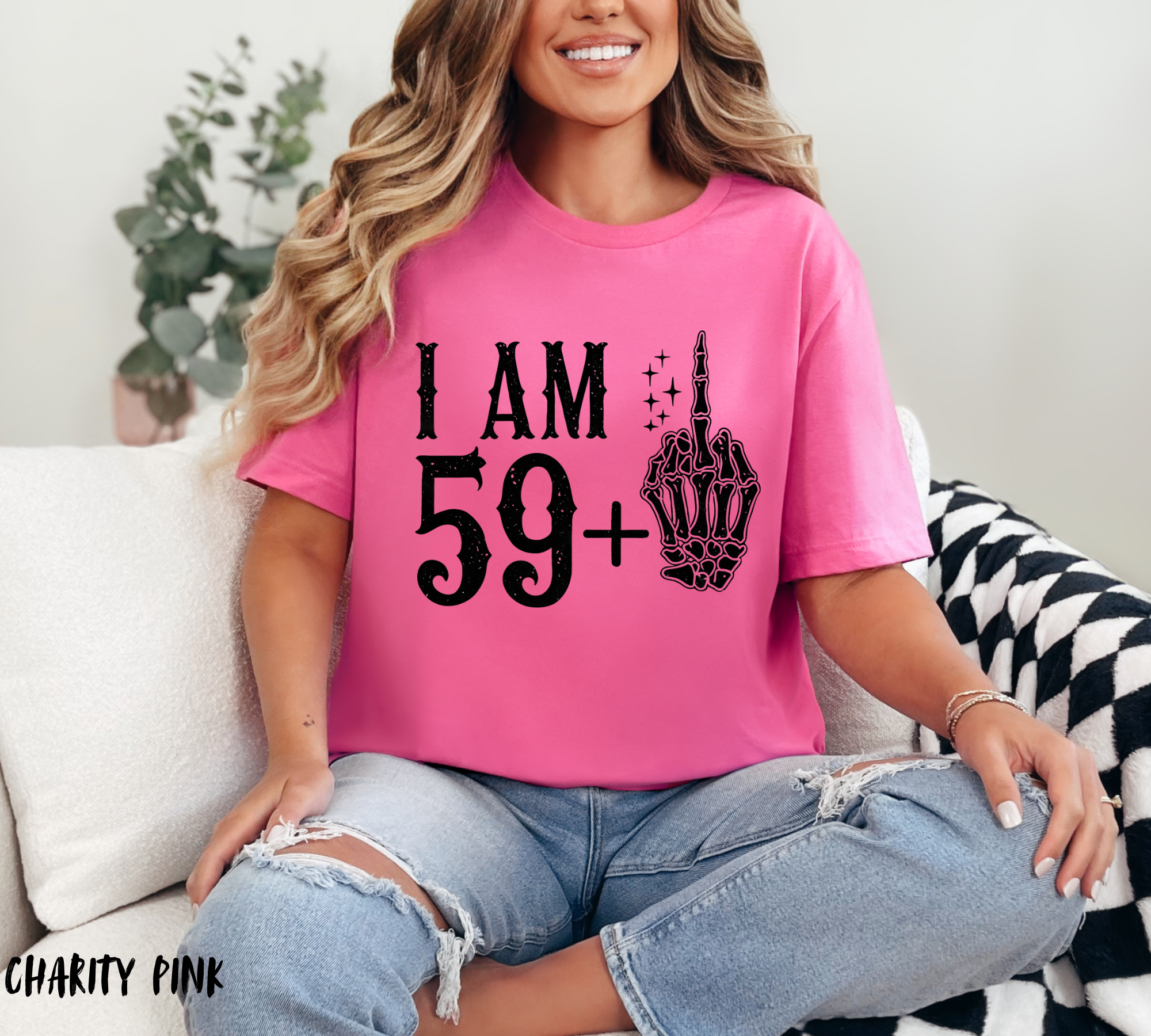 I AM 59+ Skeleton Birthday