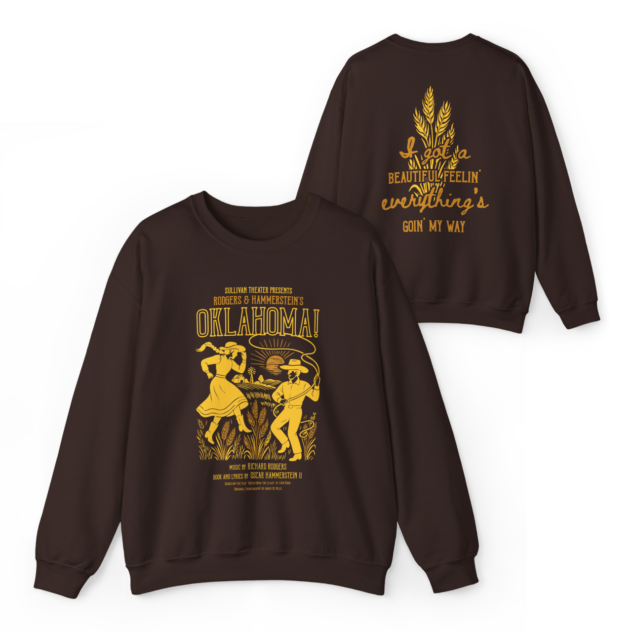 Oklahoma! 2025 Crewneck Sweatshirt product thumbnail image Oklahoma! 2025 Crewneck Sweatshirt product thumbnail image