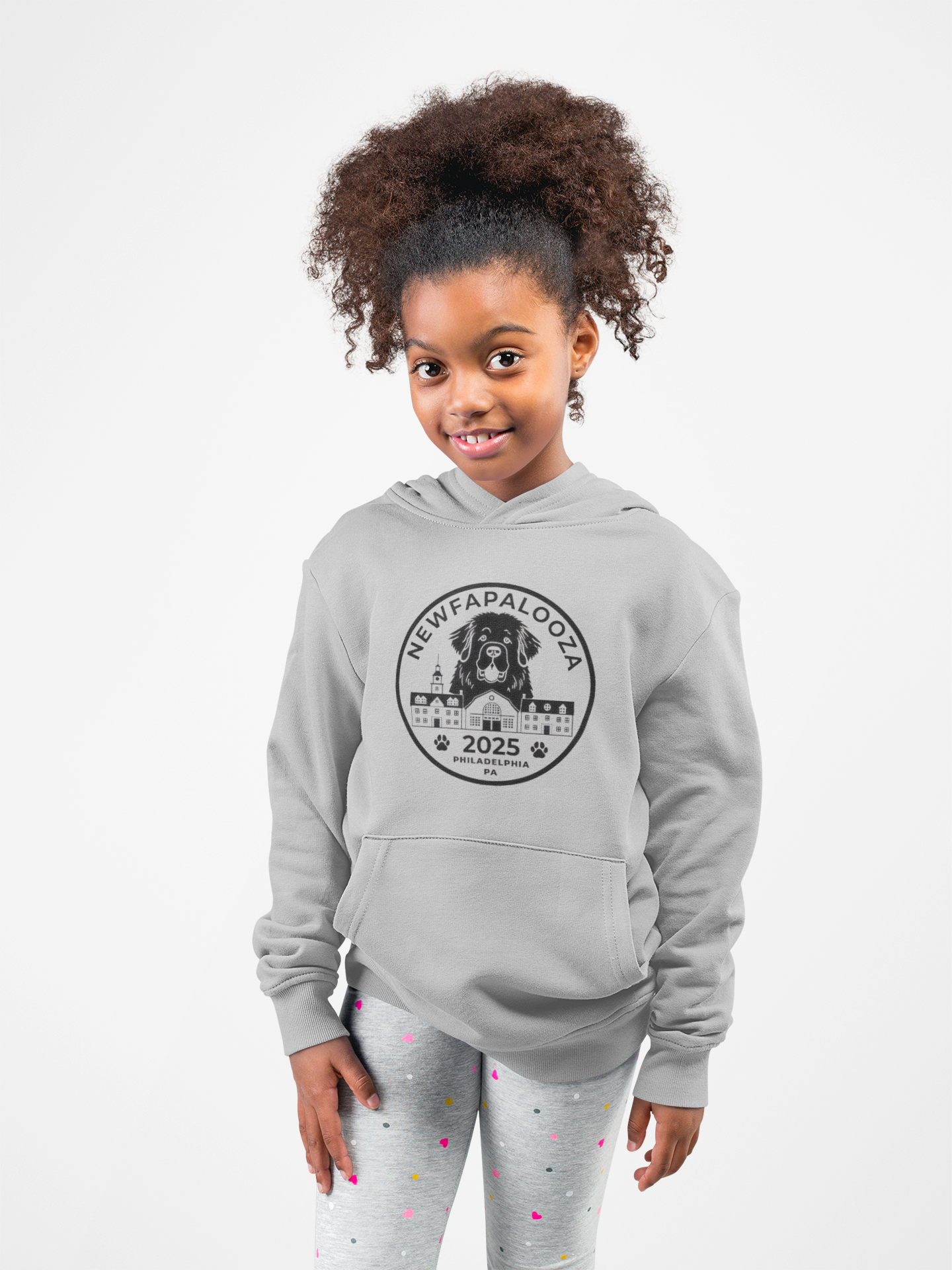 Youth Heavy Blend Hoodie - NEWFAPALOOZA 2025 Philadelphia Event Sweatshirt product thumbnail image