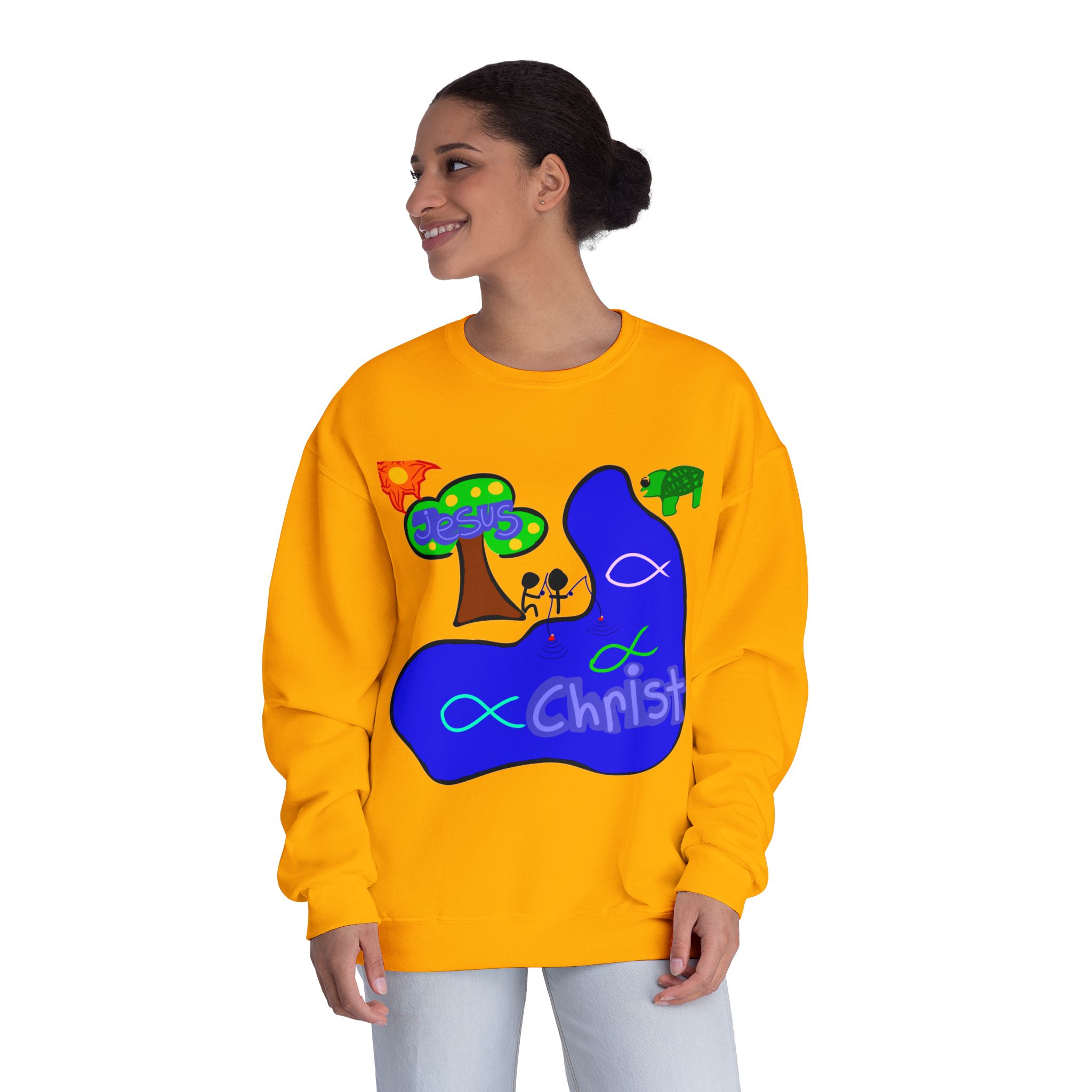 Fishing Crewneck Sweatshirt Fishing Crewneck Sweatshirt