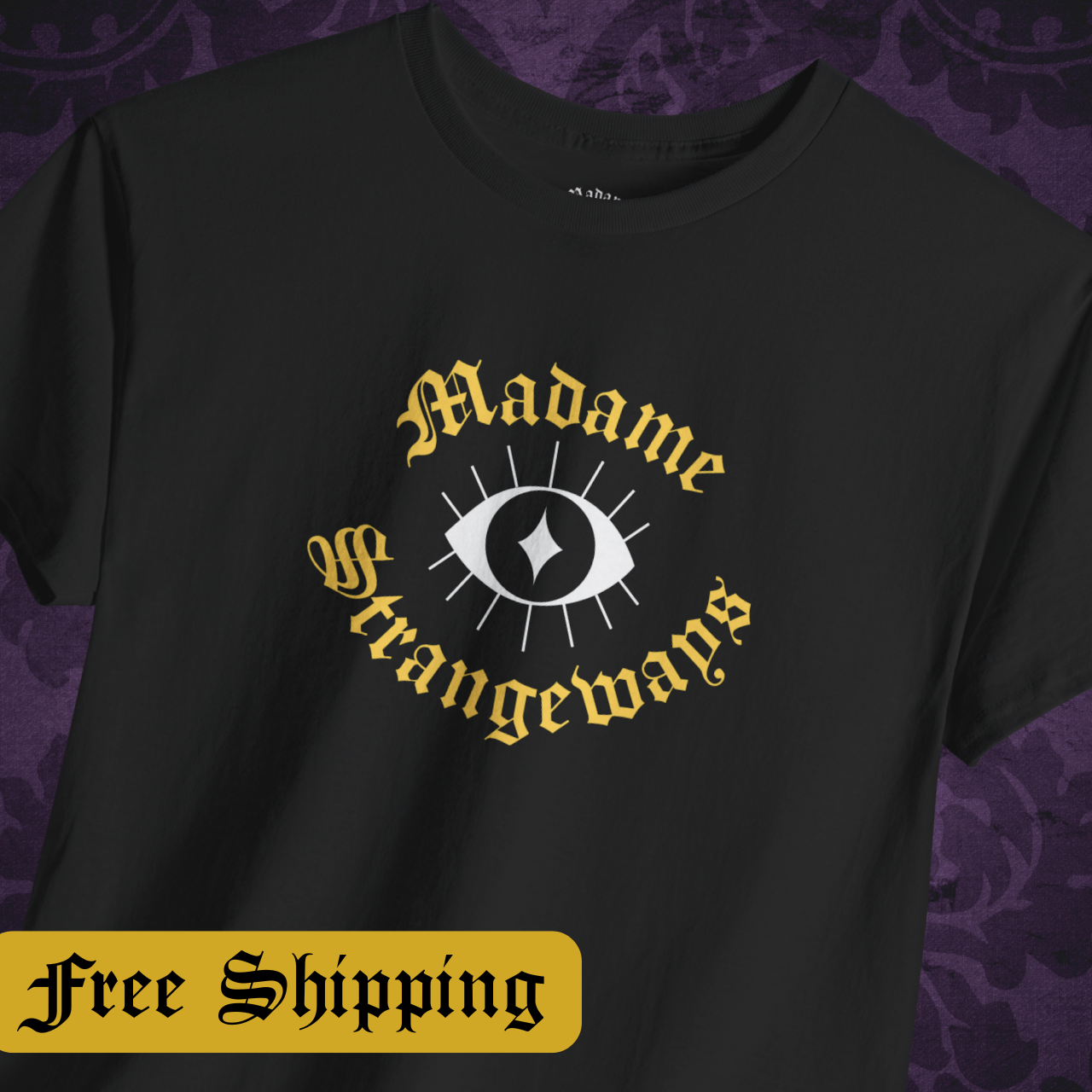 Heavy Cotton T-Shirt - Madame Strangeways Eye Heavy Cotton T-Shirt - Madame Strangeways Eye