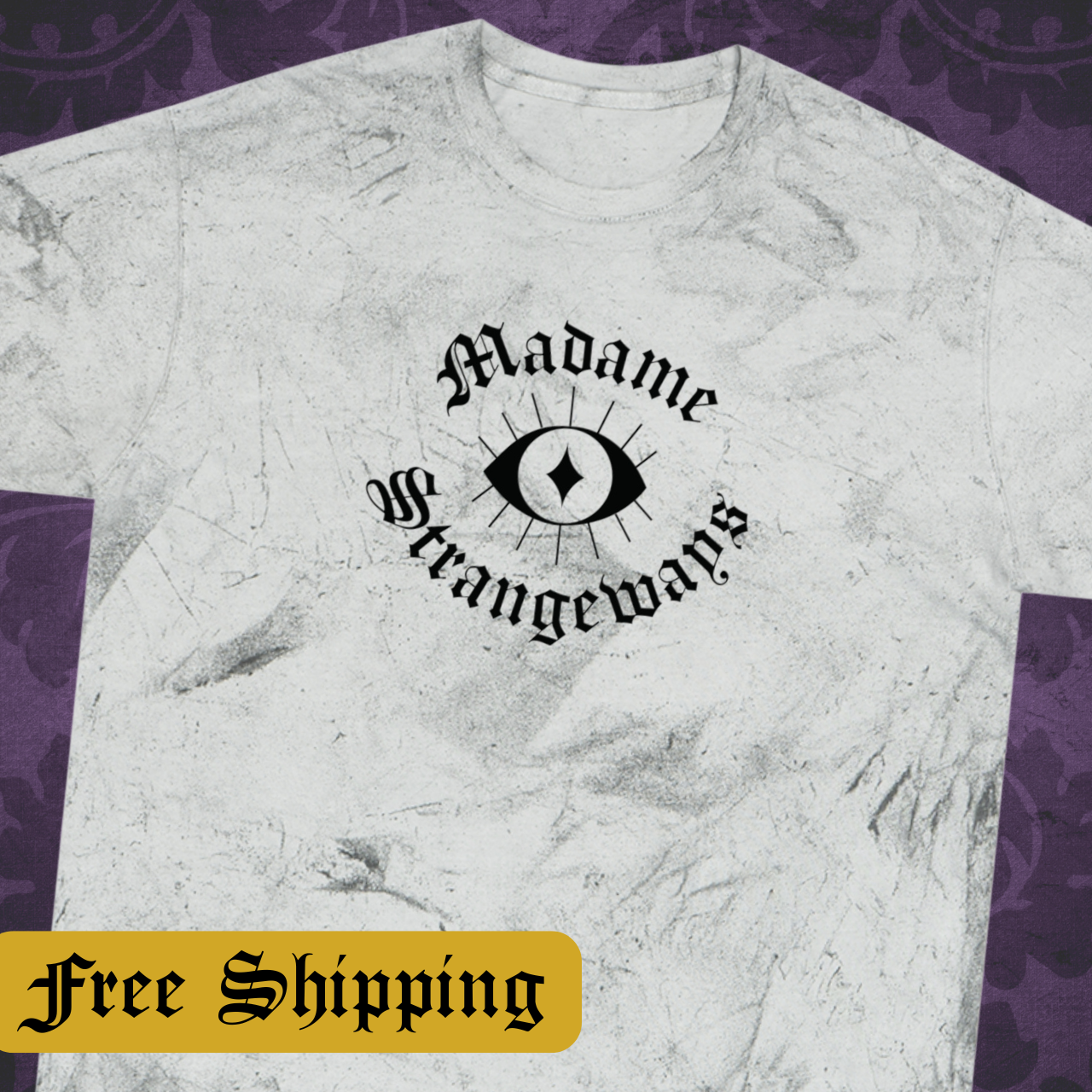 Color Blast T-Shirt - Madame Strangeways Eye - Super Soft Comfort Colors Color Blast T-Shirt - Madame Strangeways Eye - Super Soft Comfort Colors