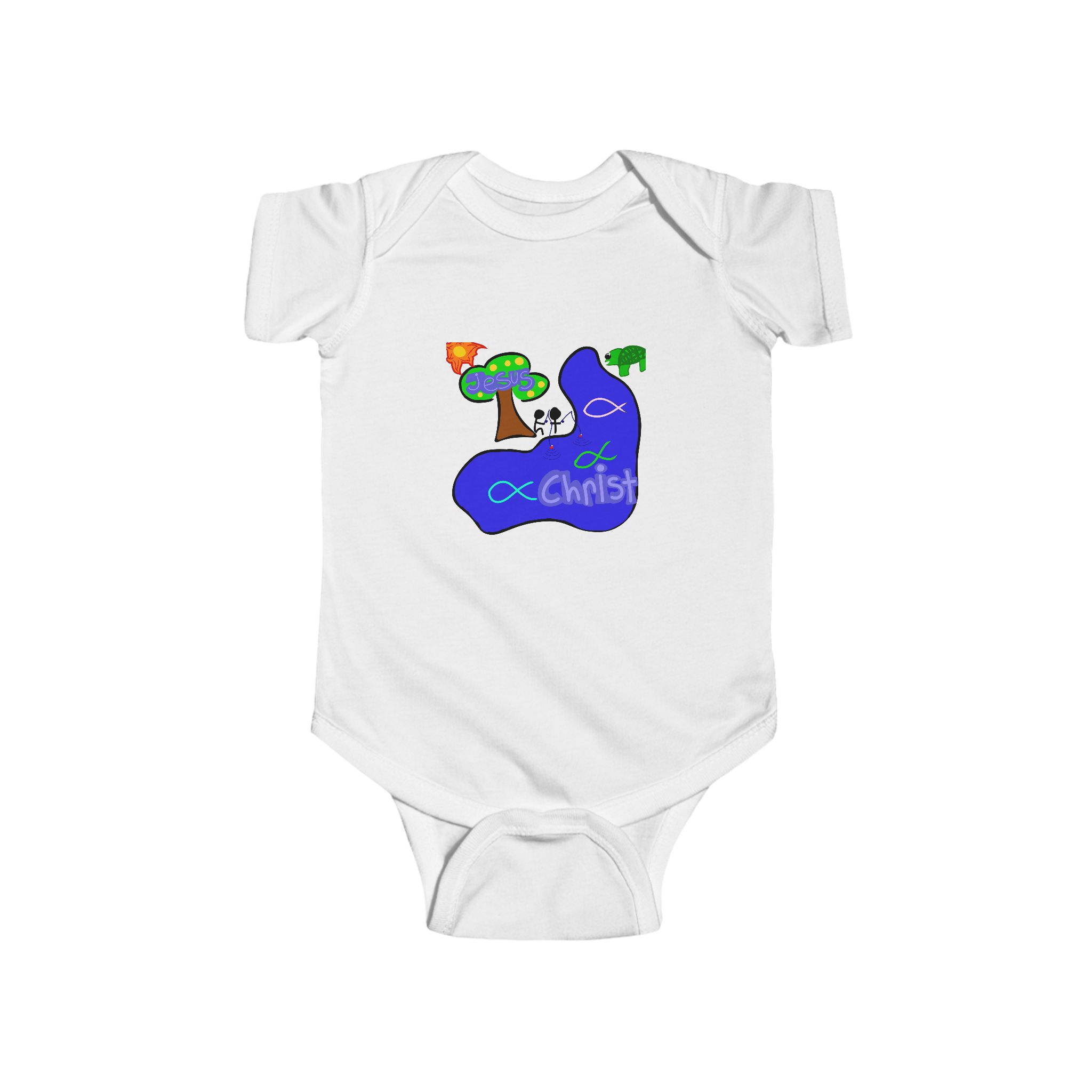 Fishing Baby Bodysuit Fishing Baby Bodysuit