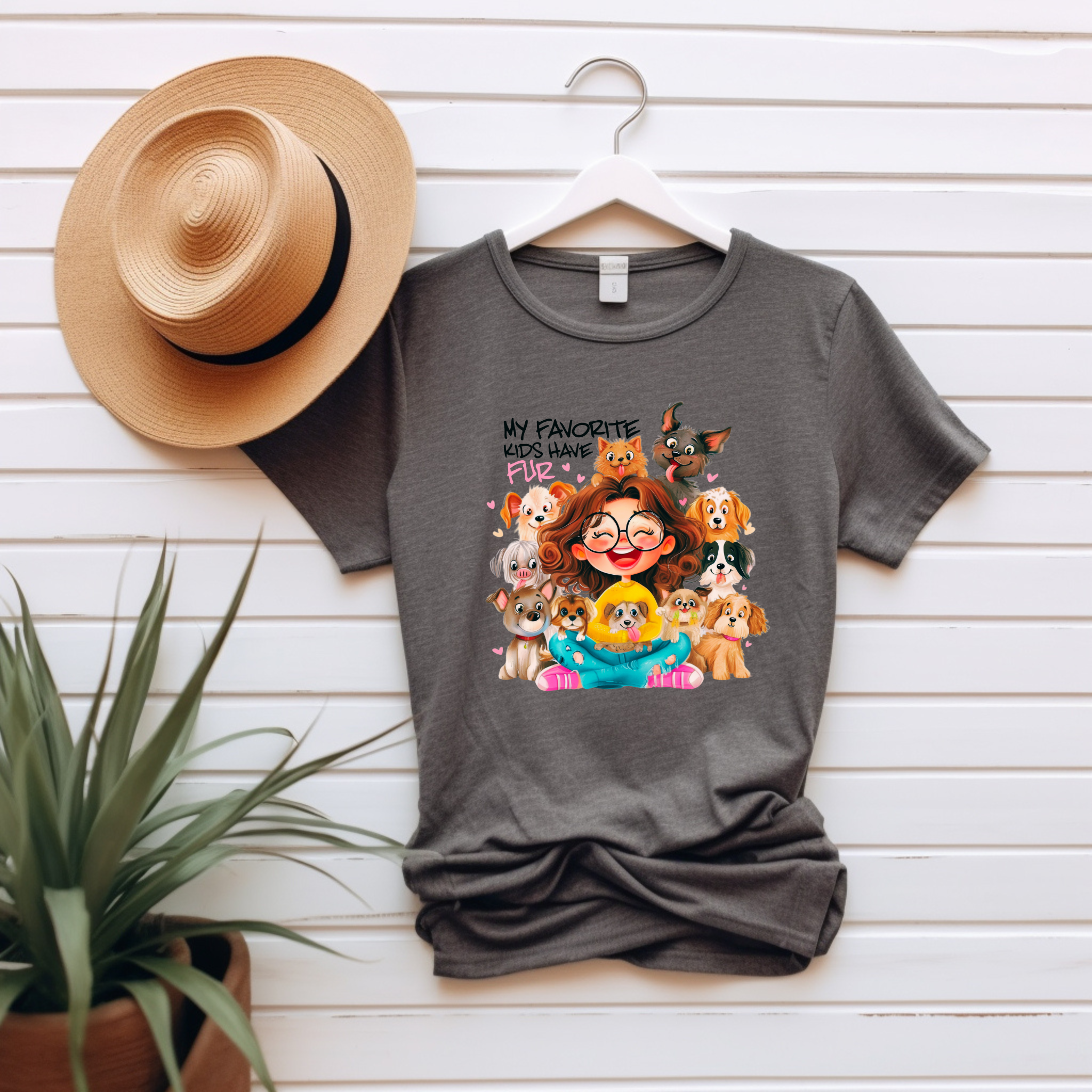 “My Favorite Kids Have Fur” – Cozy & Stylish Unisex Jersey Tee product thumbnail image “My Favorite Kids Have Fur” – Cozy & Stylish Unisex Jersey Tee product thumbnail image