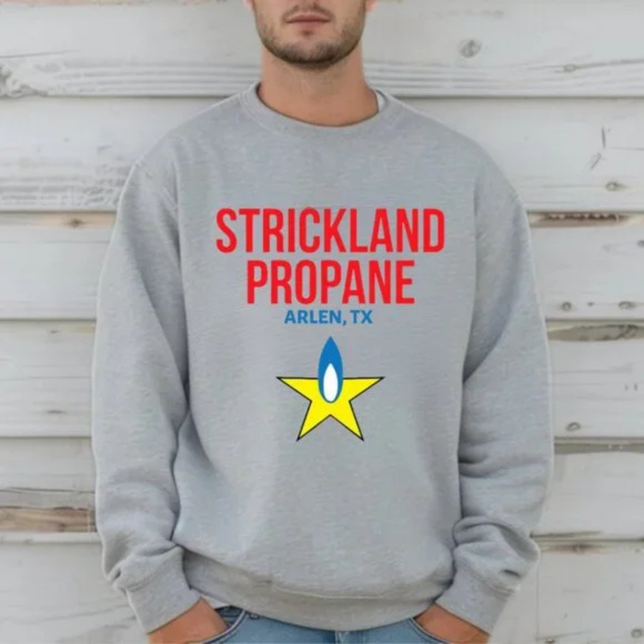 King of The Hill STRICKLAND PROPANE Texas Longsleeve Unisex Sweatshirt King of The Hill STRICKLAND PROPANE Texas Longsleeve Unisex Sweatshirt
