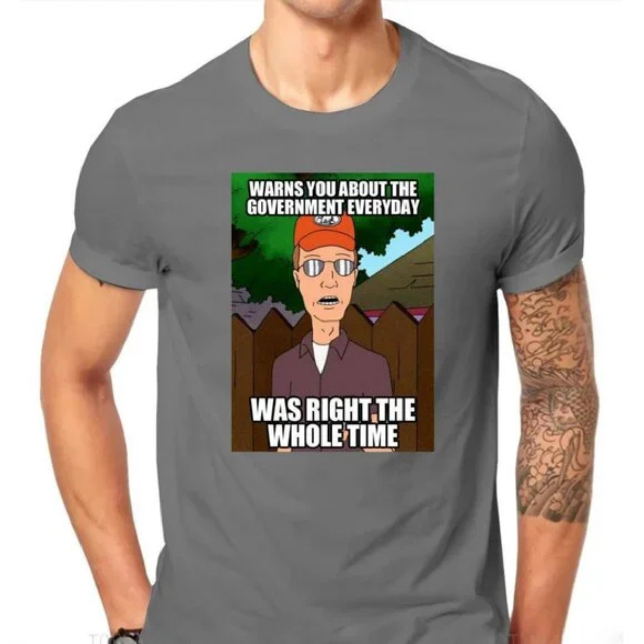 King of The Hill, Dale Gribble Funny Government Unisex T-Shirt King of The Hill, Dale Gribble Funny Government Unisex T-Shirt