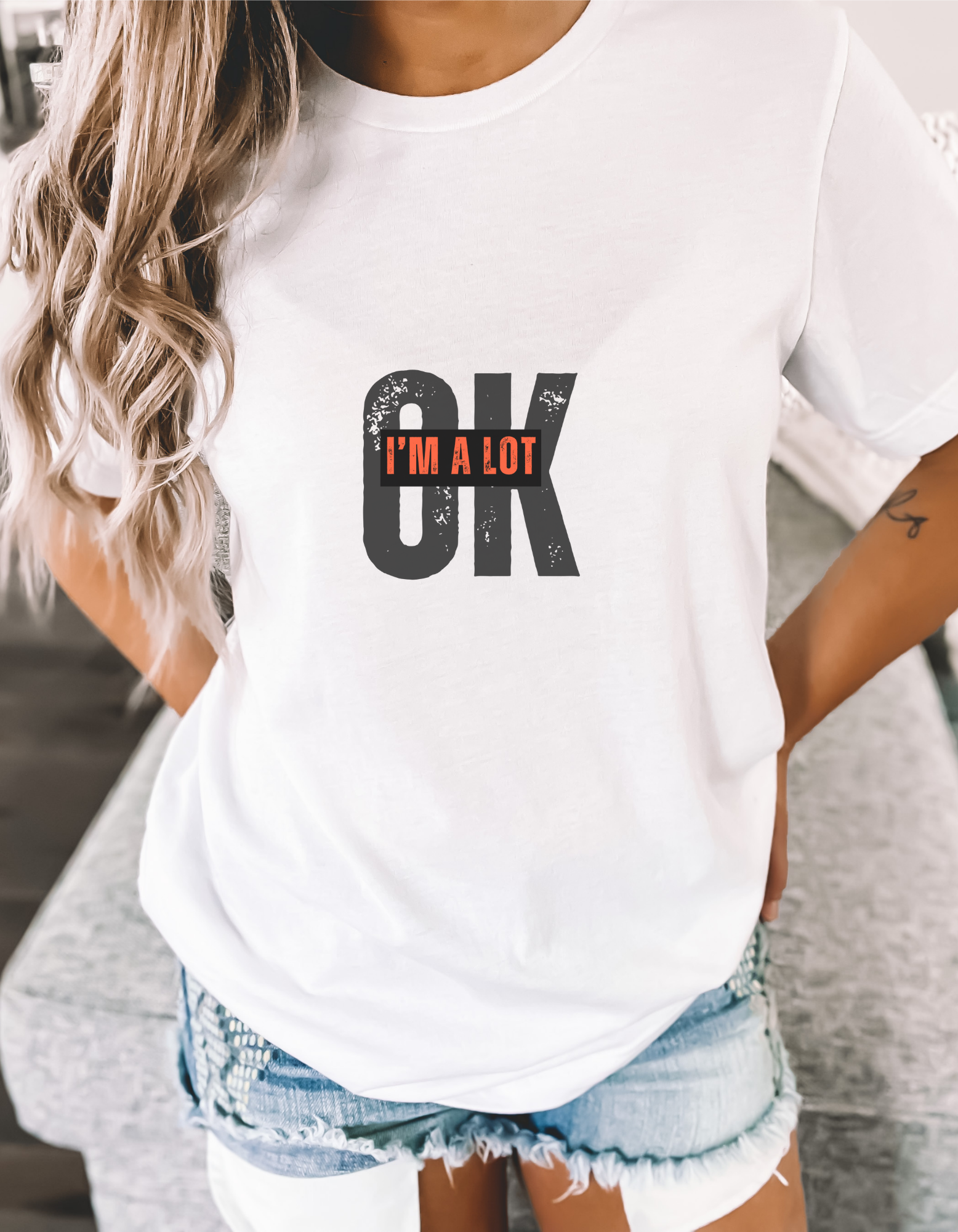 "OK, I'm A LOT" T-Shirt product thumbnail image "OK, I'm A LOT" T-Shirt product thumbnail image